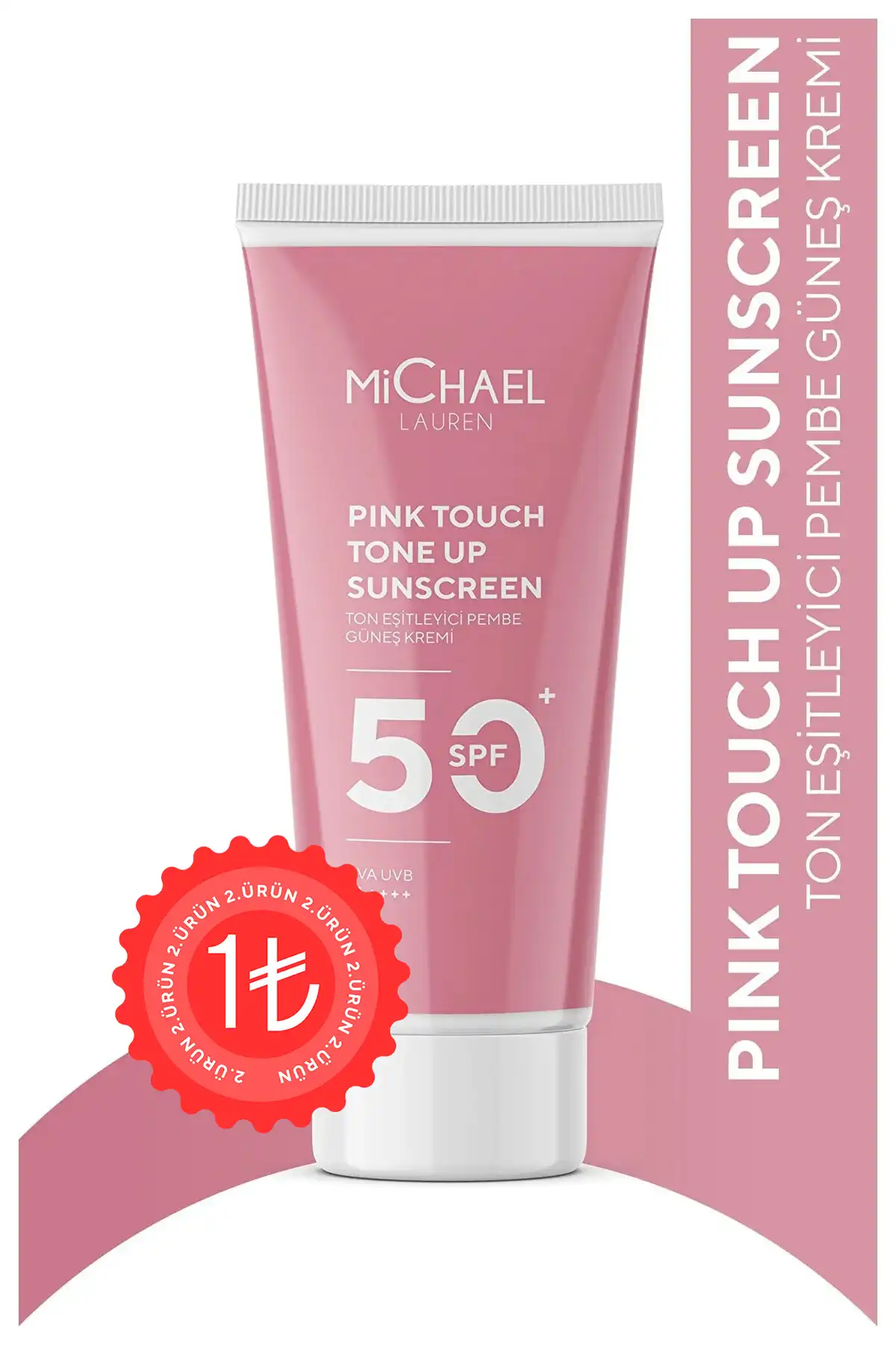 اکولایزر تن پوست صورتی تاچ SPF 50+ کرم ضد آفتاب صورت صورتی PA++++ 50 میلی لیتر برند   Michael Lauren ( مایکل لورن )  در دسته مراقبت از پوست