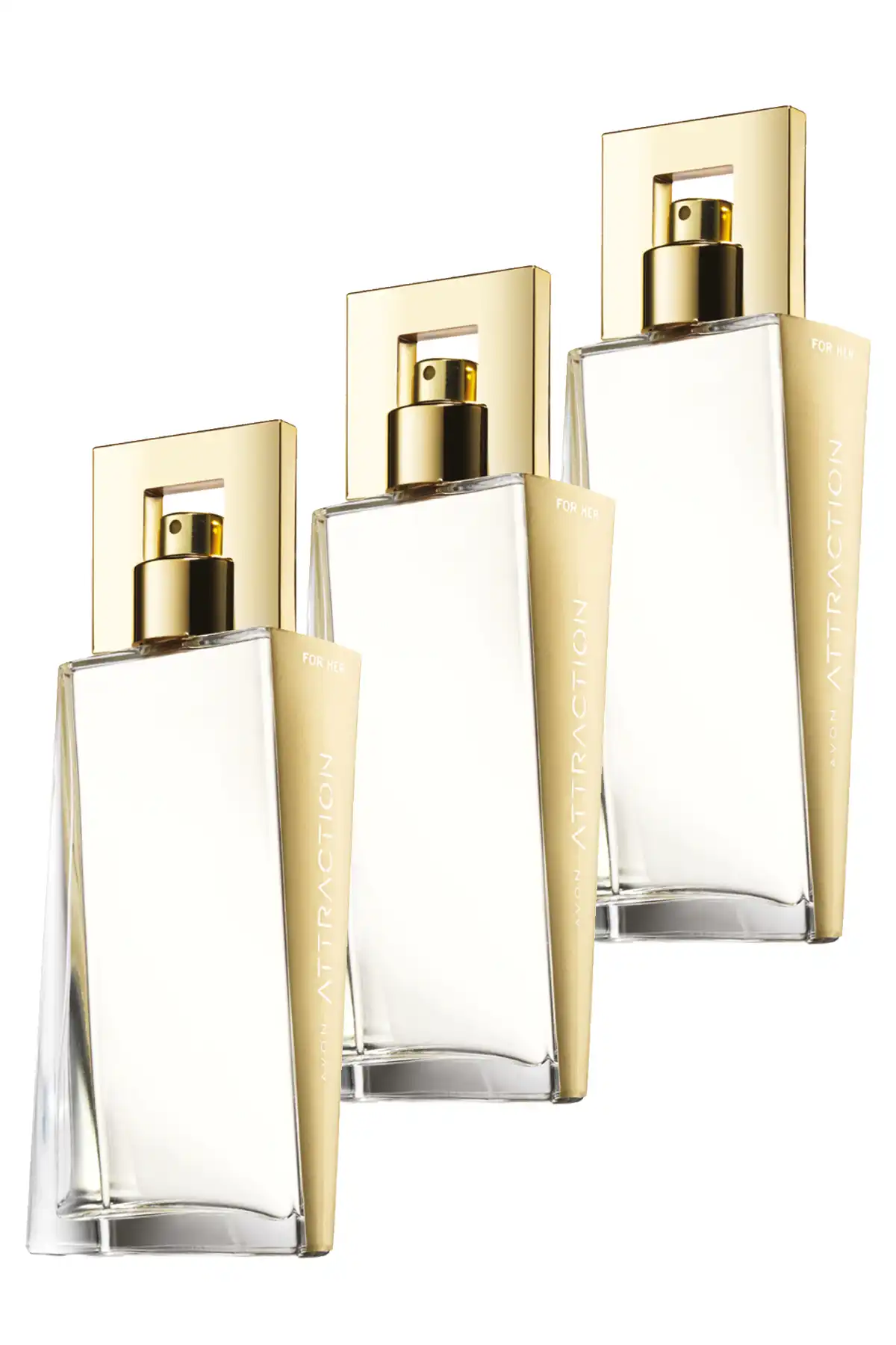 عطر زنانه Attraction Edp 50 ml. مجموعه سه تایی برند   Avon(آوون) به رنگ  سفید در دسته عطر و ادکلن