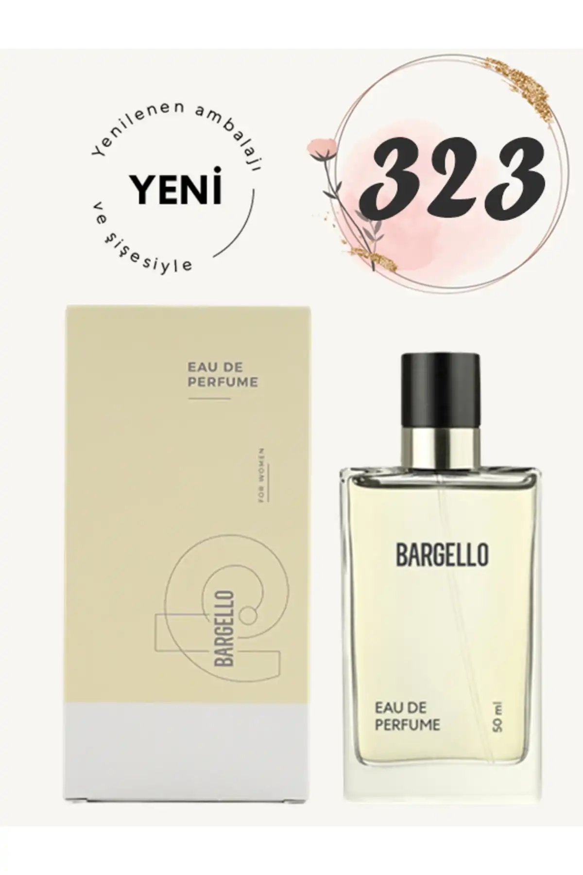 عطر زنانه 323 ORIENTAL 50 ML EDP 8691841304712 برند   Bargello ( بارجلو )  به رنگ  سفید در دسته عطر و ادکلن
