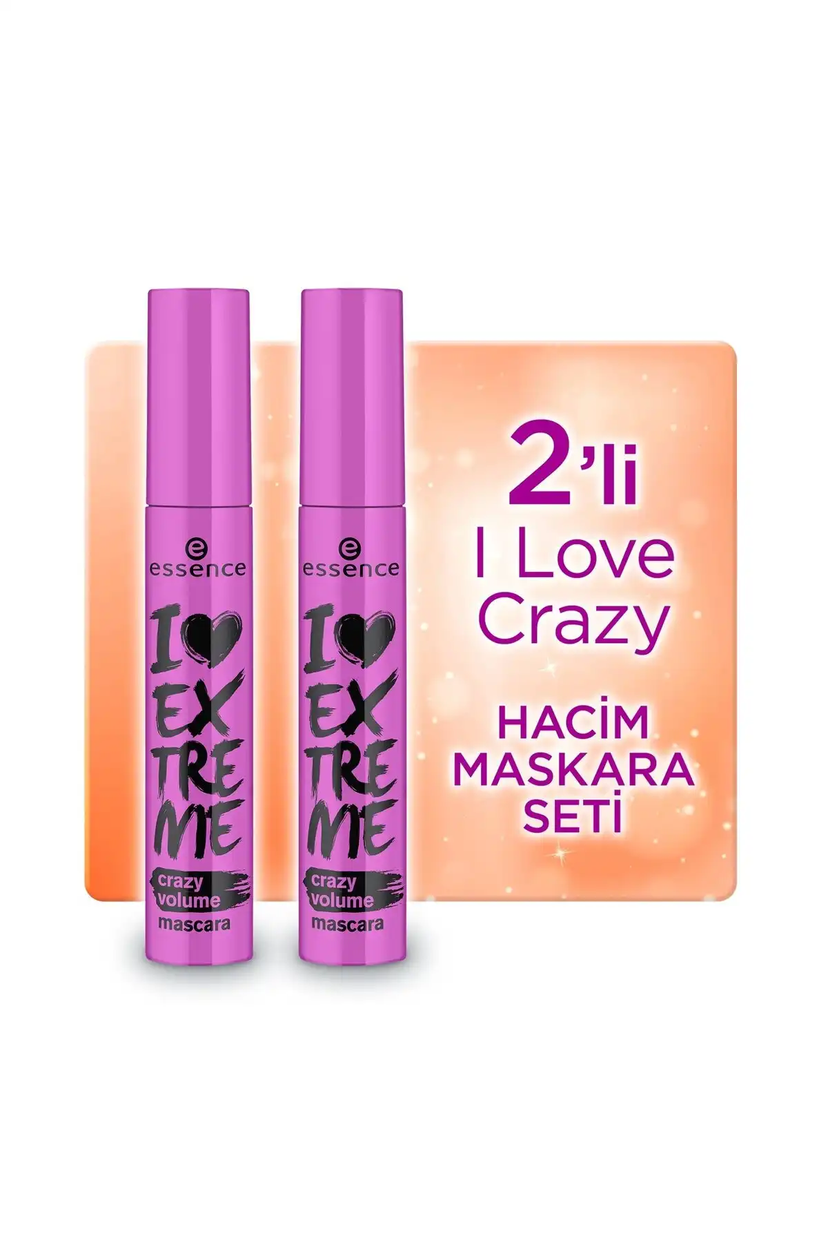 بسته 2 عددی ریمل حجم دهنده Extreme Crazy برند   به رنگ  مشکی