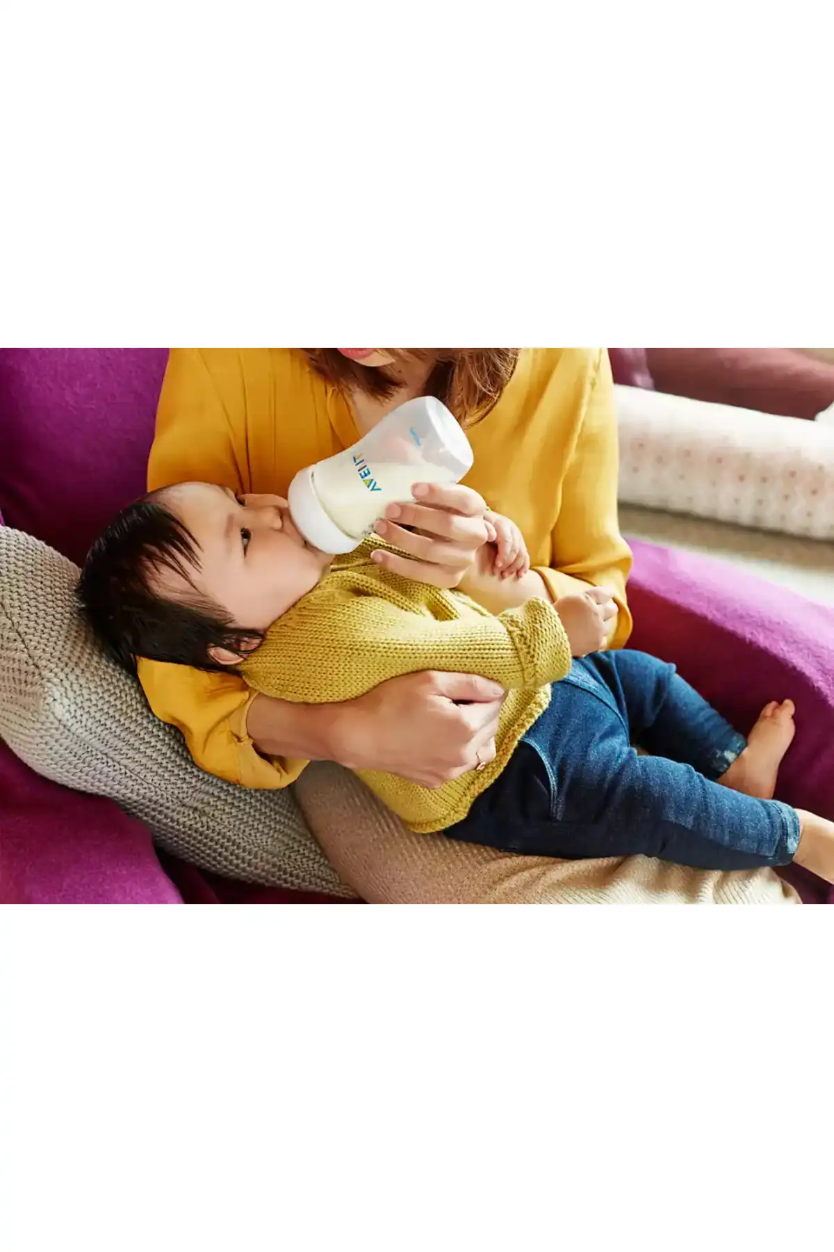 شیشه شیر بچه Scf693/17 طبیعی PP 260 میلی لیتری تک - غیر شیشه ای. برند   Philips Avent(فیلیپس اونت) به رنگ   در دسته پستانک