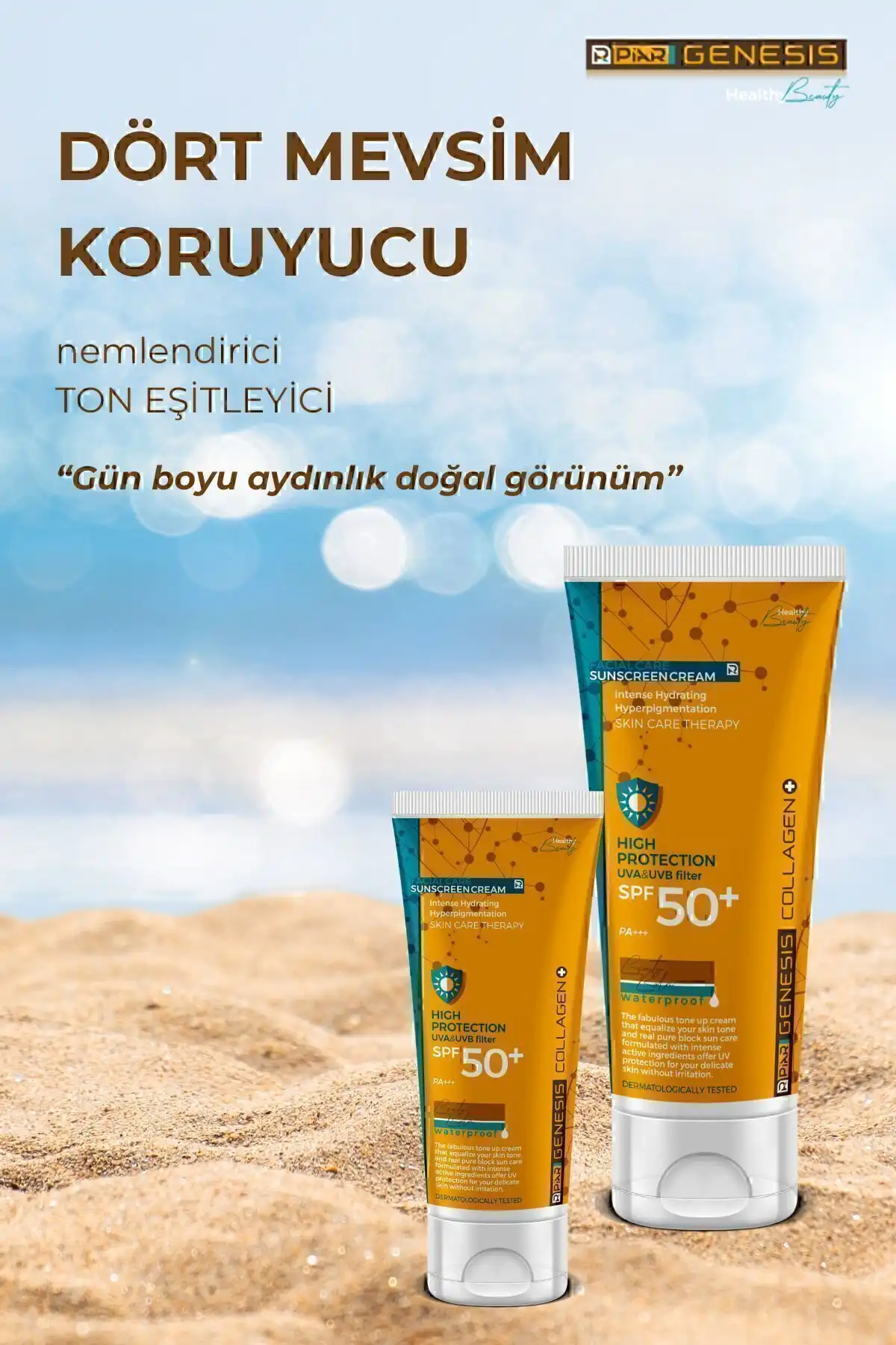 کرم ضد آفتاب کلاژن هایپرپیگمنتیشن Spf50 کانسیلر رنگی ضد آفتاب 75 میلی لیتری برند   به رنگ   در دسته ضد آفتاب