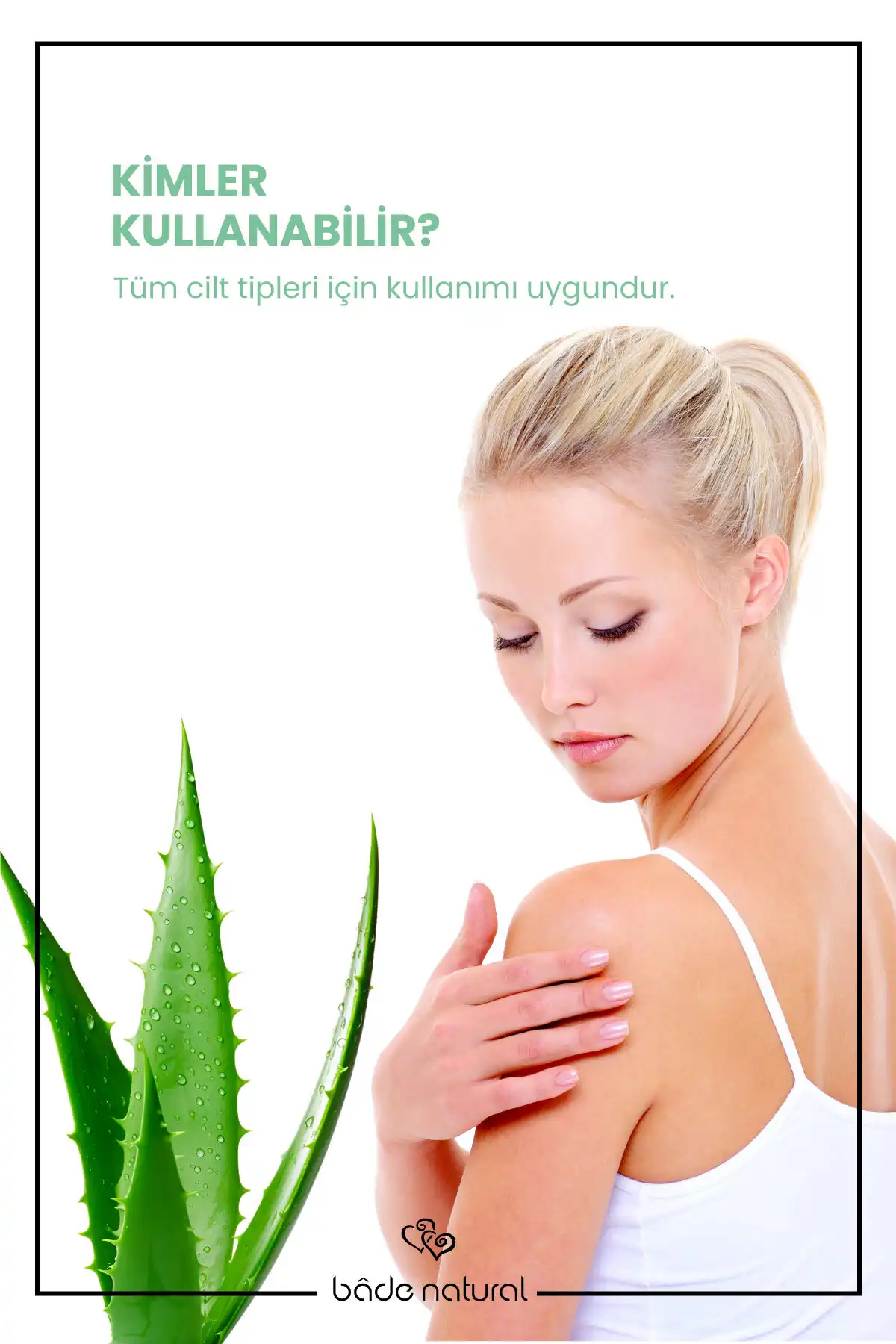 ژل آلوئه ورا افتر سان 100 میلی لیتر برند   Bade Natural(بد طبیعی) به رنگ   در دسته ضد آفتاب