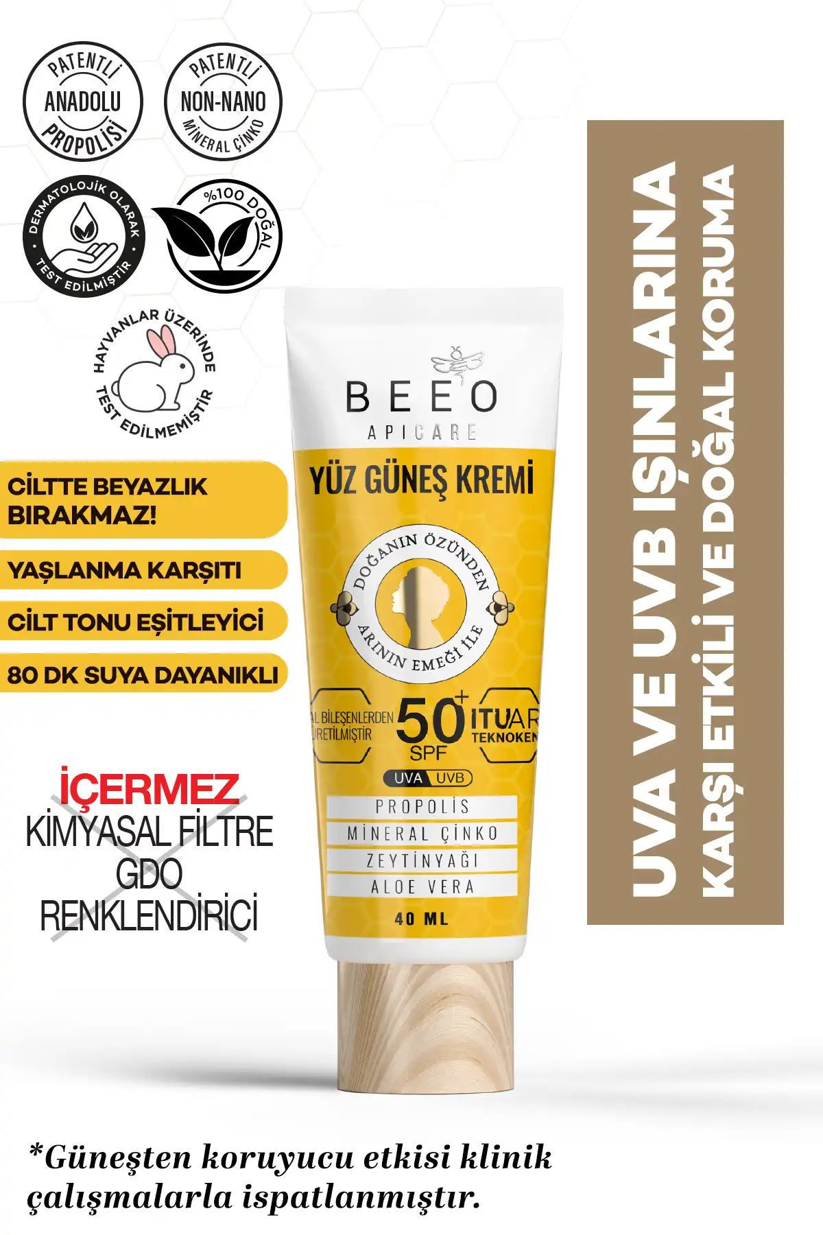 ضد آفتاب صورت Apicare Propolis برند   به رنگ   در دسته ضد آفتاب
