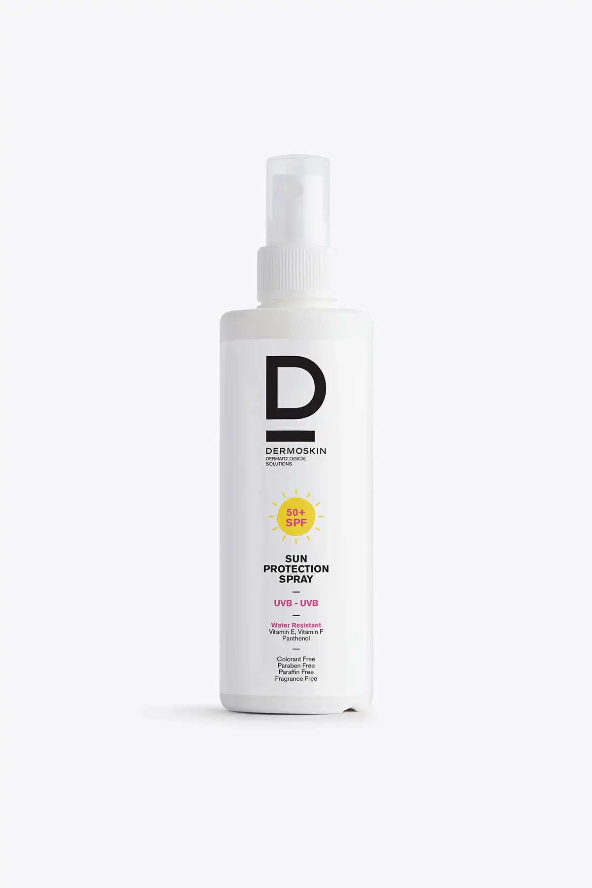 اسپری ضد آفتاب فامیلی سایز Spf50 200 میلی لیتر After Sun 100 میلی لیتر هدیه برند   Dermoskin(درموسکین) به رنگ   در دسته ضد آفتاب