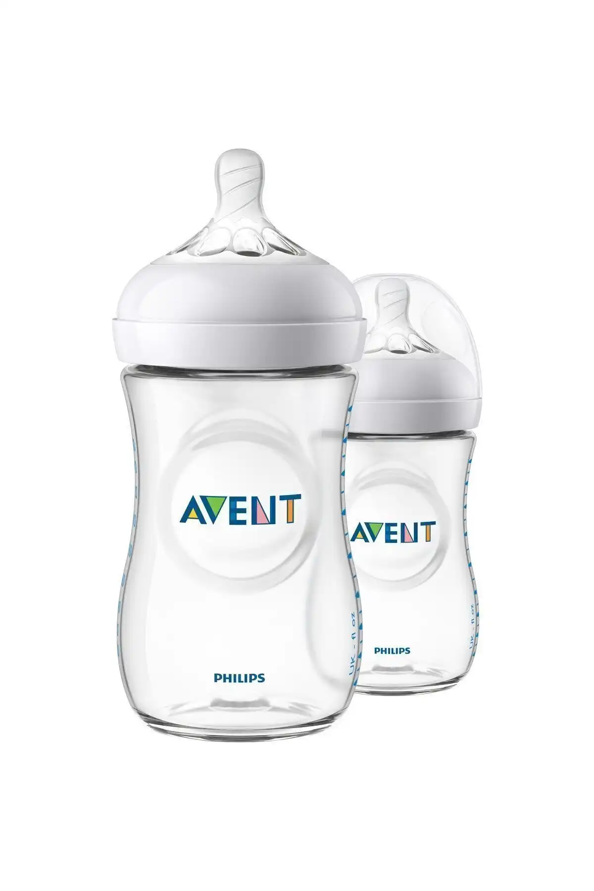 شیشه شیر نوزاد 260 میلی لیتری Avent Natural PP 2 عددی - غیر شیشه ای. برند   Philips Avent(فیلیپس اونت) به رنگ   در دسته پستانک