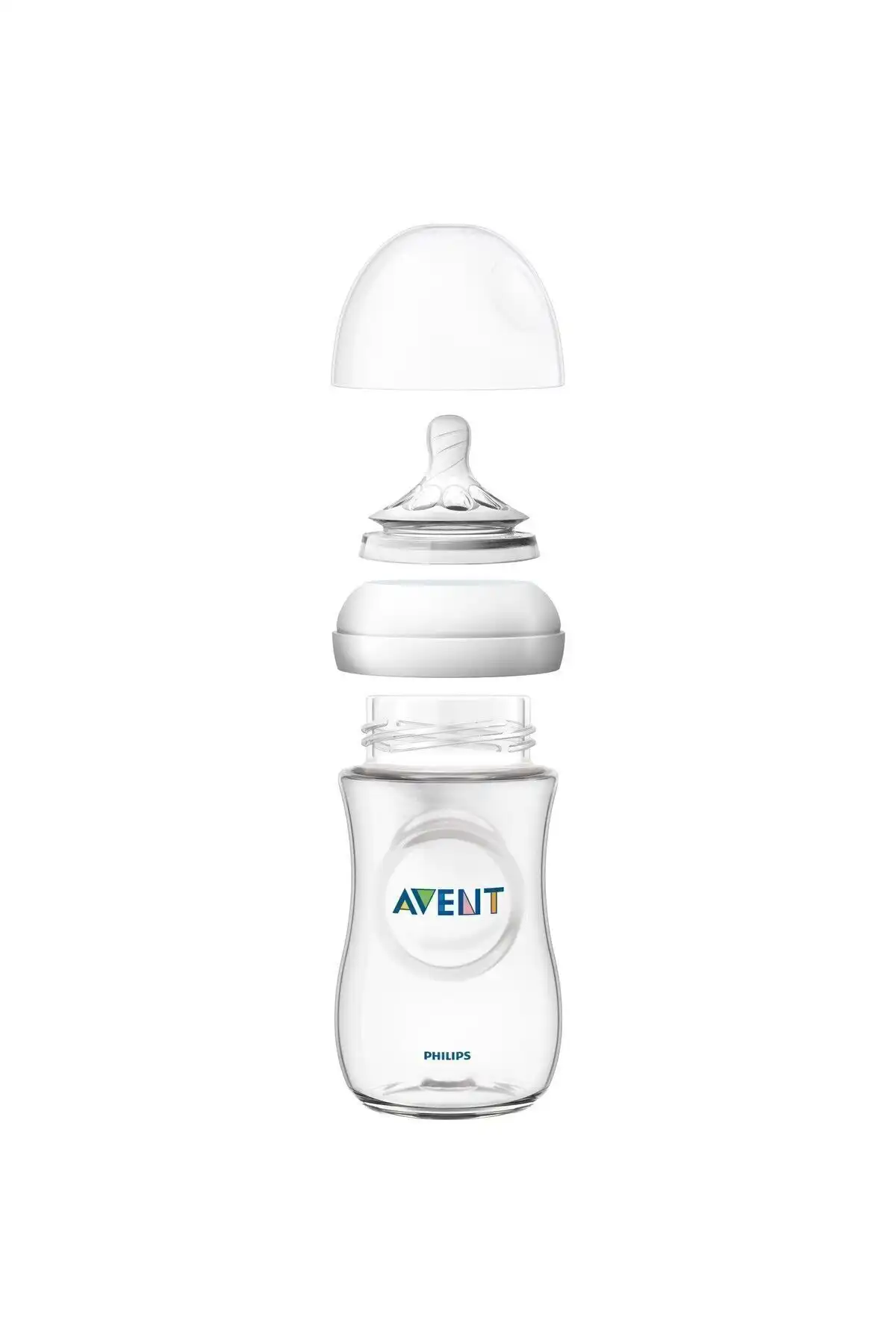 شیشه شیر نوزاد 260 میلی لیتری Avent Natural PP 2 عددی - غیر شیشه ای. برند   Philips Avent(فیلیپس اونت) به رنگ   در دسته پستانک