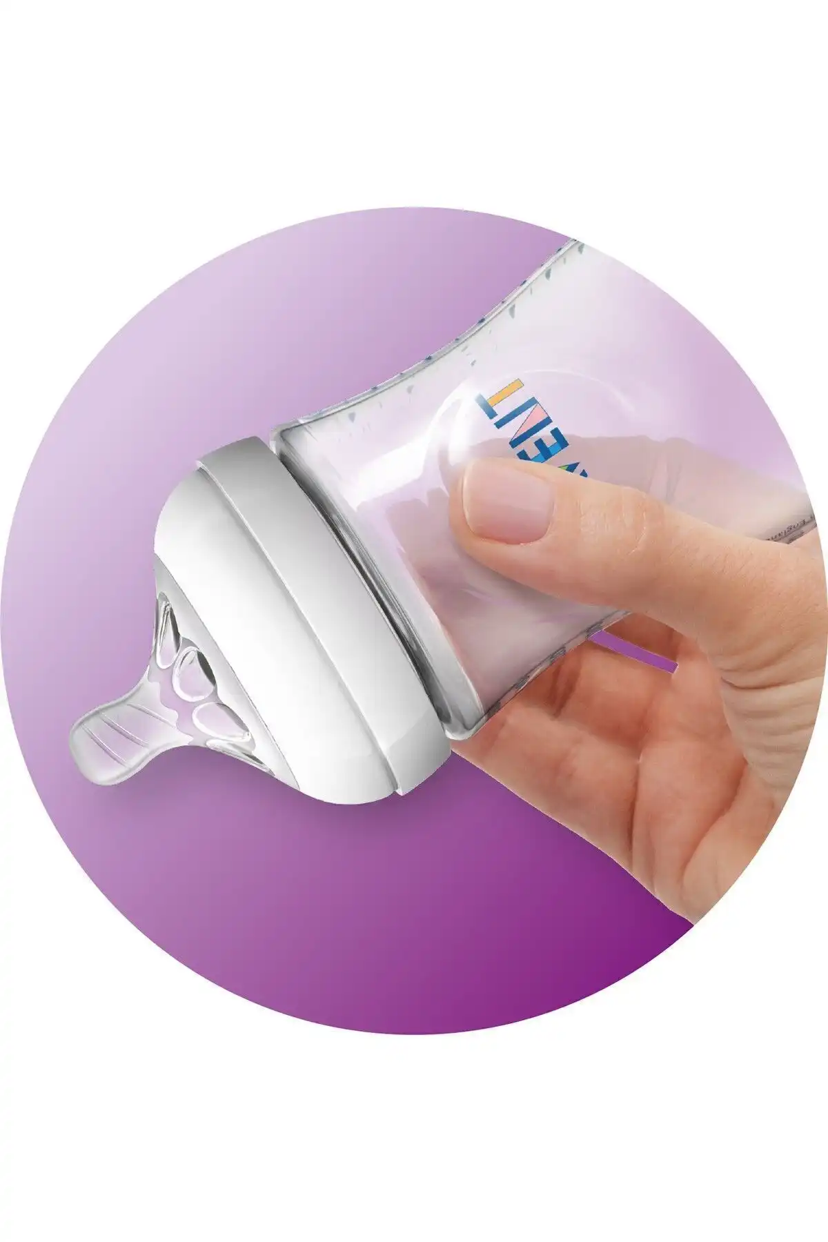 شیشه شیر نوزاد 260 میلی لیتری Avent Natural PP 2 عددی - غیر شیشه ای. برند   Philips Avent(فیلیپس اونت) به رنگ   در دسته پستانک