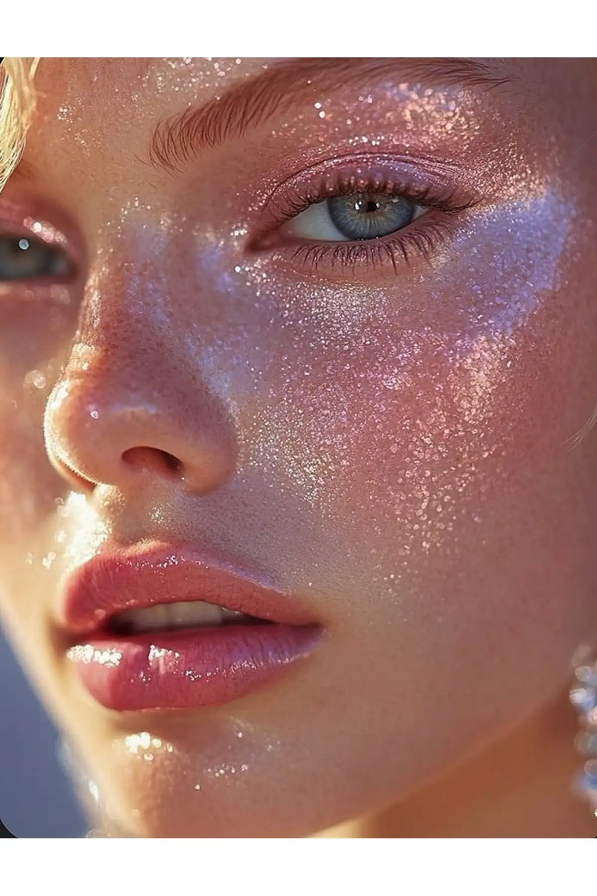 ژل قوام براق براق - Tiny Sweet Glitter Glitter برند   به رنگ   صورتی