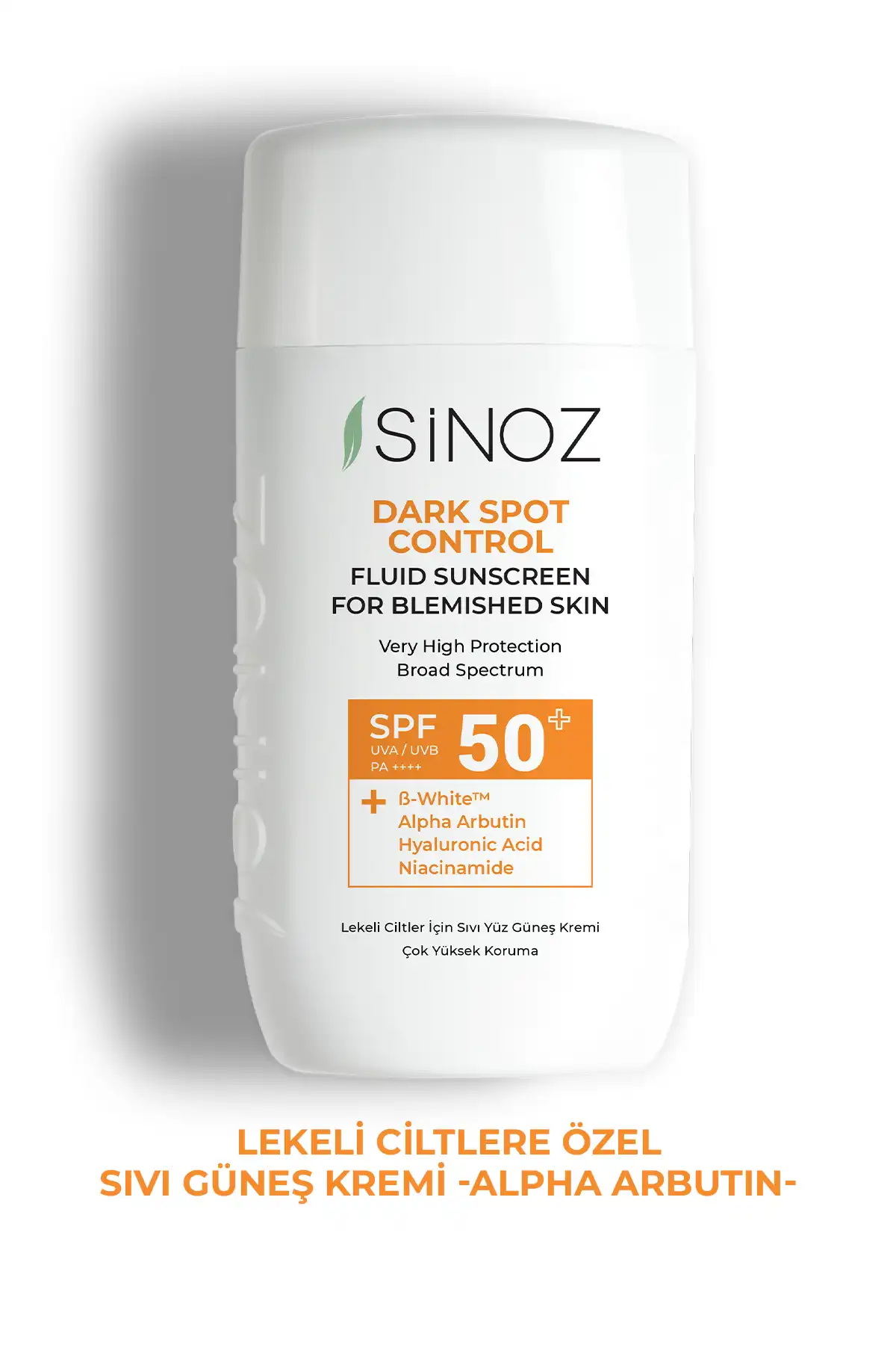کرم ضدآفتاب صورت با محافظت بالا برای پوست های لکه دار Spf50 / Pa 50 میلی لیتر برند   Sinoz(سینوزیس) به رنگ   در دسته ضد آفتاب
