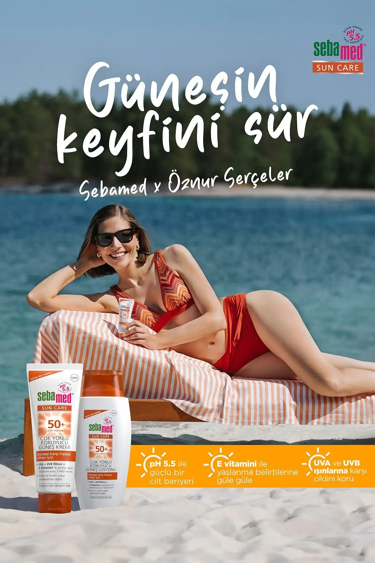 Sun Care 50+ Sun Lotion 150 ml برند   Sebamed(سبامد) به رنگ   در دسته ضد آفتاب