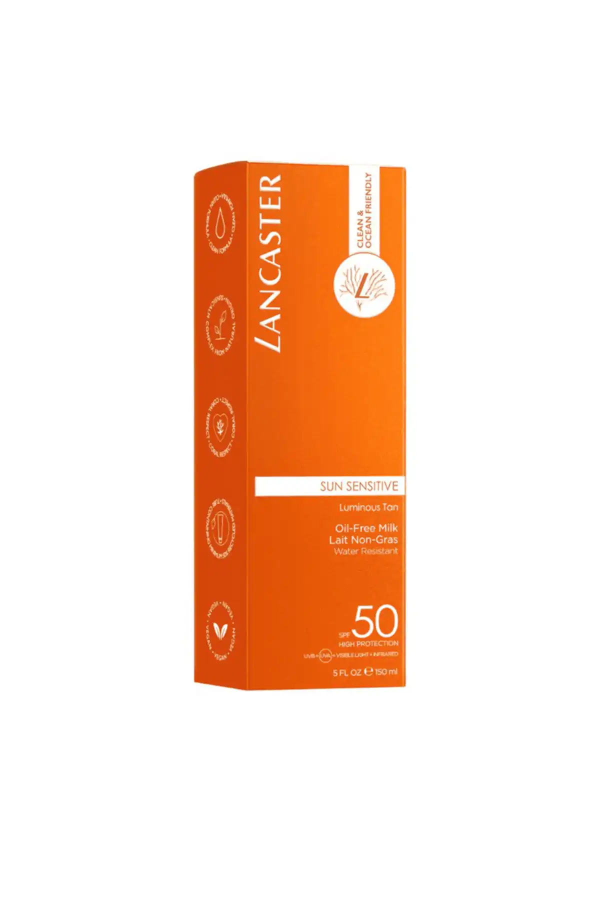 شیر بدون روغن حساس به آفتاب SPF50 150ml برند   Lancaster(لنکستر) به رنگ   در دسته ضد آفتاب