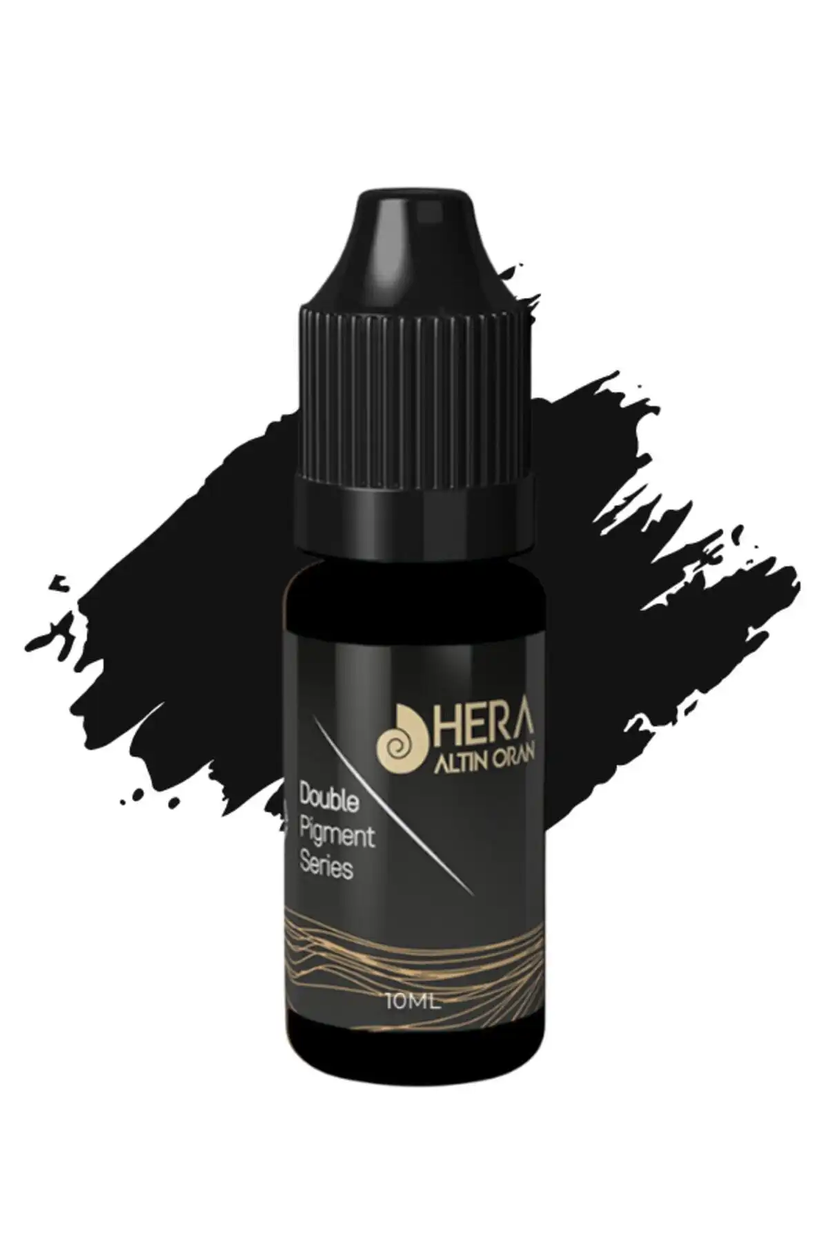 10 میلی لیتر رنگ خط چشم آرایش دائم (AMERICANO DOUBLE) برند   Hera Altın Oran(نسبت طلایی هرا) به رنگ  مشکی