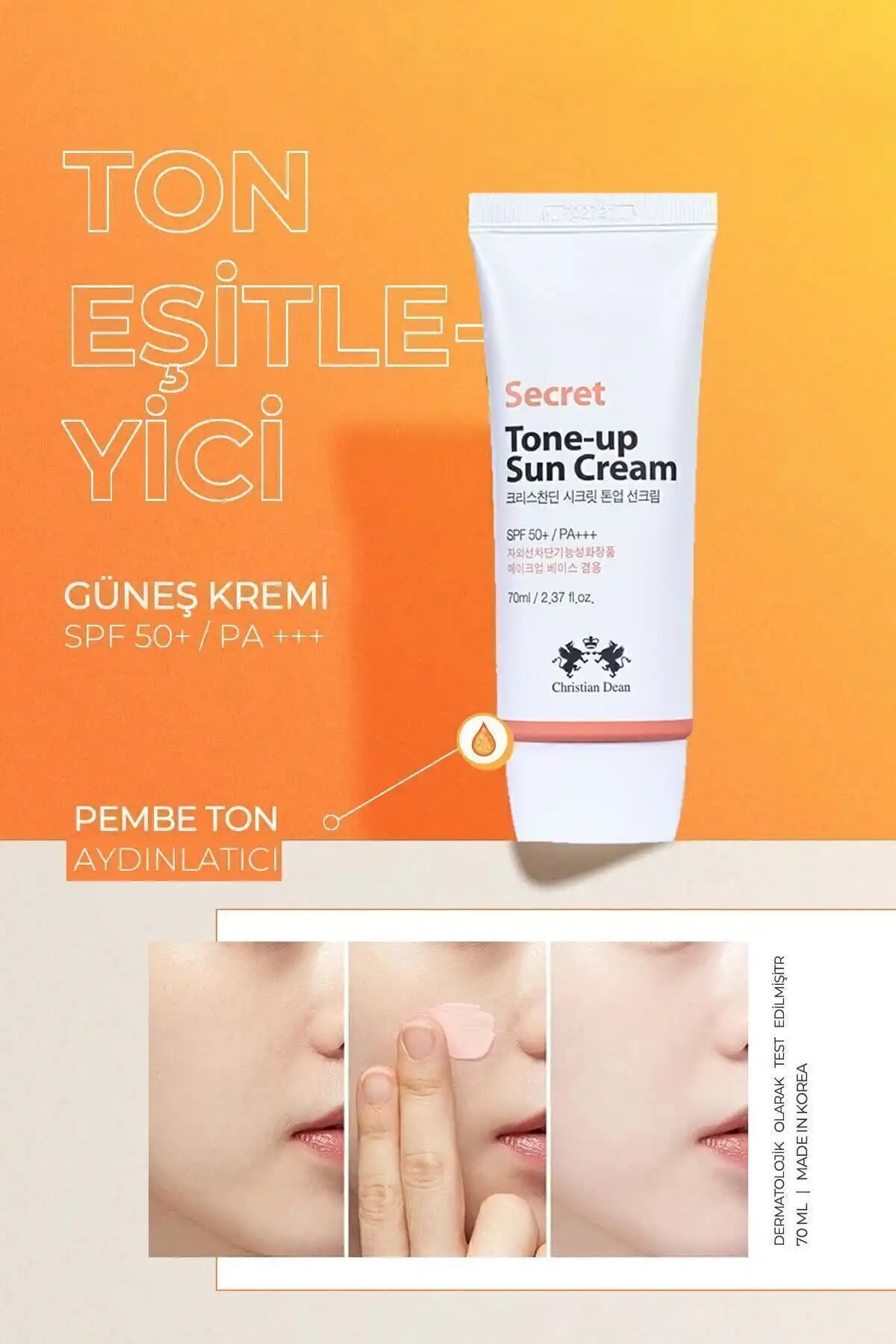 کرم ضدآفتاب کمپلکس گیاهی Tone-Equalizing Herbal Cream تون آپ کریستین دین برند   به رنگ   در دسته ضد آفتاب