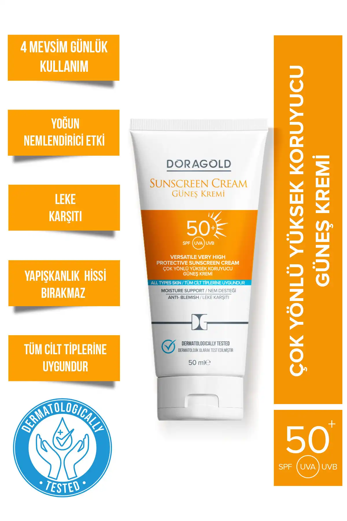 50 Spf Anti-Lemish Moisture Support ضد آفتاب همه کاره برای انواع پوست ست 50 میلی لیتری 2 تایی برند   به رنگ   در دسته ضد آفتاب