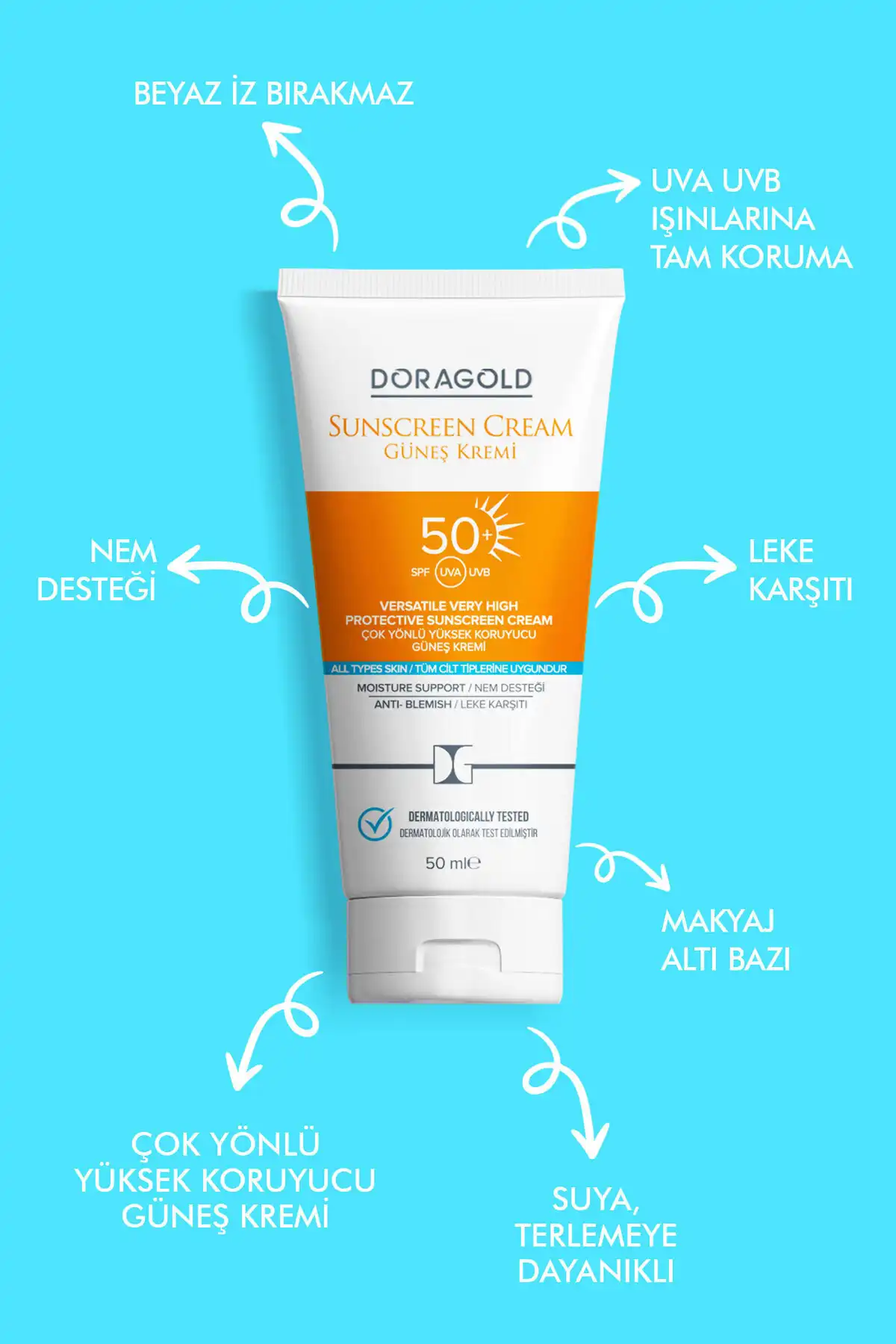 50 Spf Anti-Lemish Moisture Support ضد آفتاب همه کاره برای انواع پوست ست 50 میلی لیتری 2 تایی برند   به رنگ   در دسته ضد آفتاب