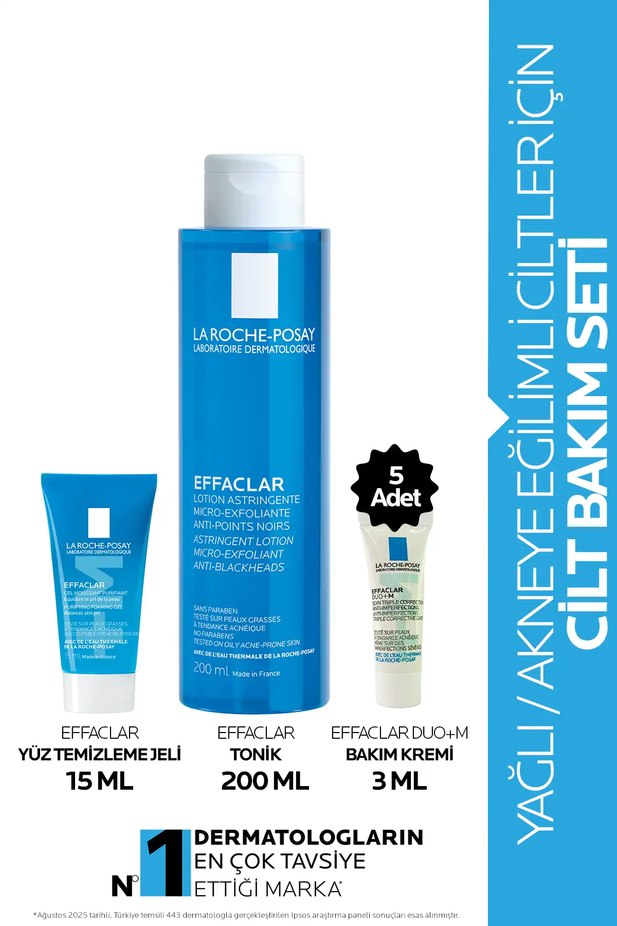 کیت معرفی ضد آکنه Effaclar برای پوست های چرب و مستعد آکنه برند   La Roche Posay(لاروش پوسای) در دسته مراقبت از پوست