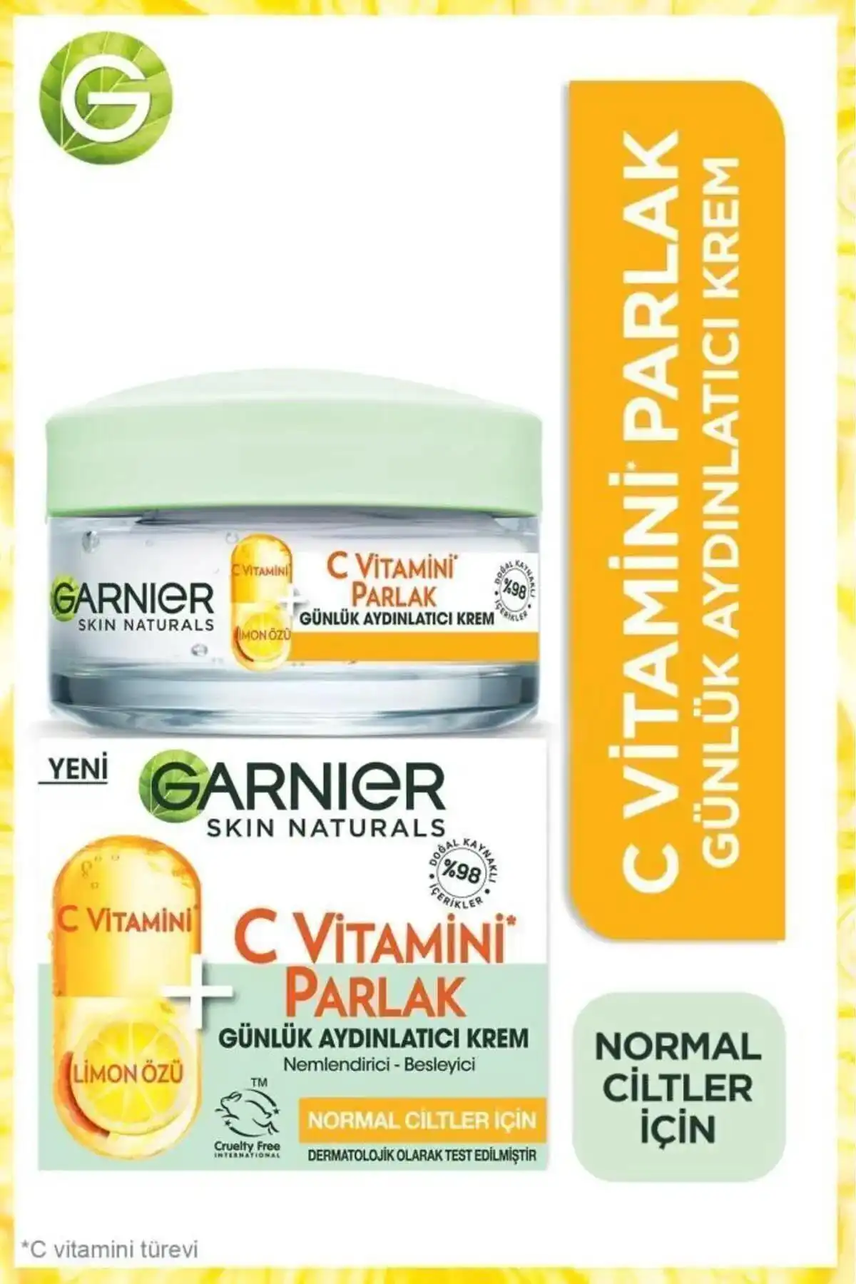 کرم روشن کننده روزانه ویتامین C Bright 50ml برند   Garnier(گارنیر) در دسته مراقبت از پوست