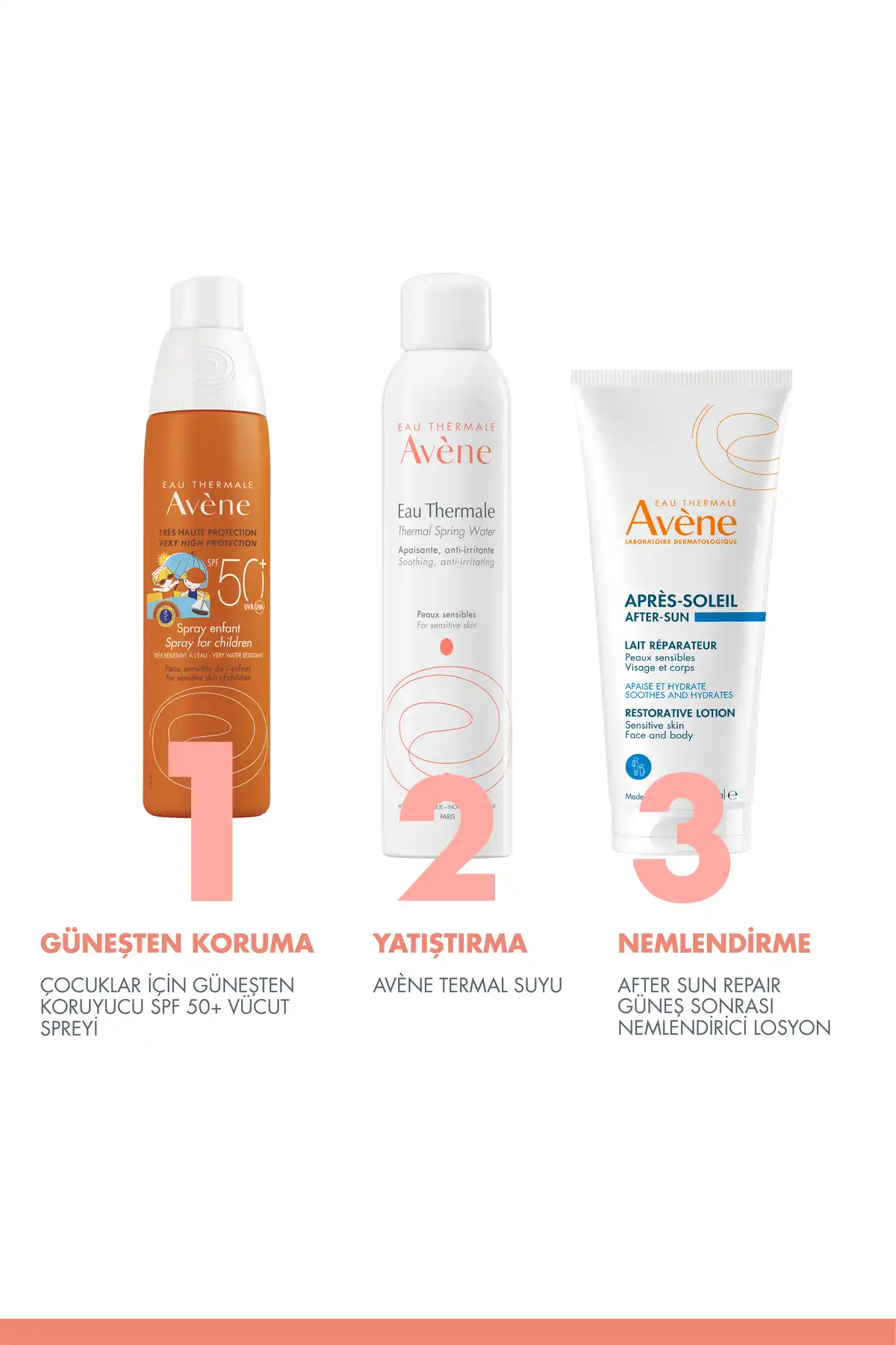 اسپری Sun Care Spf 50+ برای کودکان 200 میلی لیتر برند   Avene(آون) به رنگ   در دسته ضد آفتاب