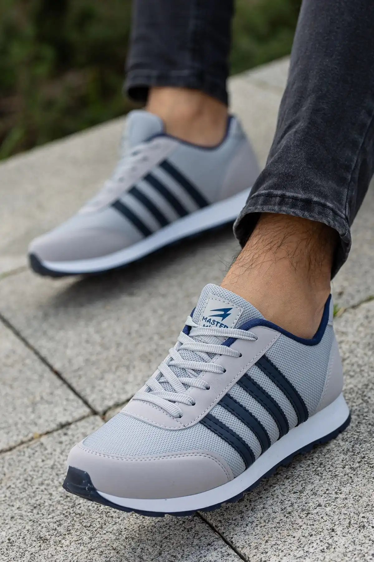 Unisex White Silver Faylon Base Casual Good Unisex کفش برند   Tonny Black(تونی بلک) به رنگ  آبی