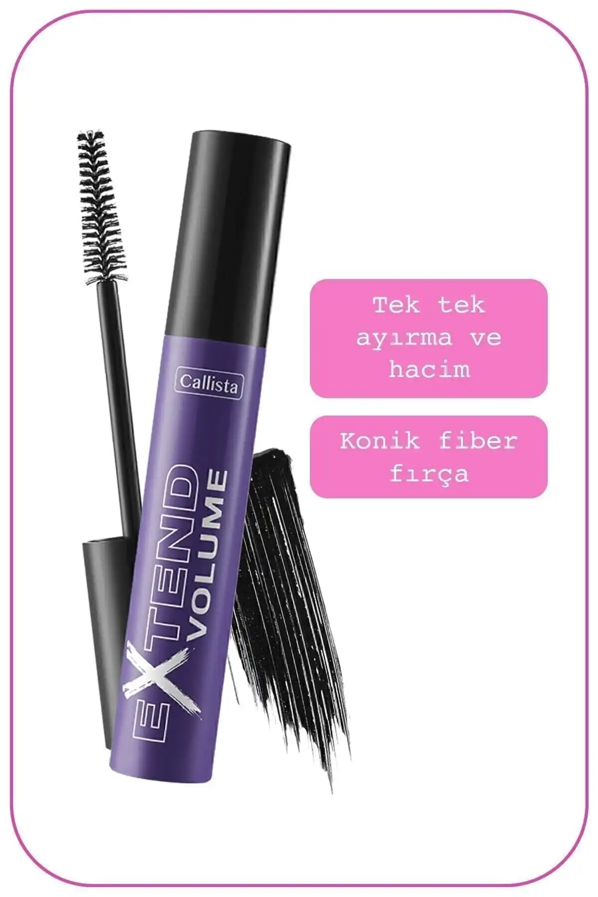 Extend Volume Mascara Volume and Length Effect Mascara Black برند   Callista(کالیستا) به رنگ  