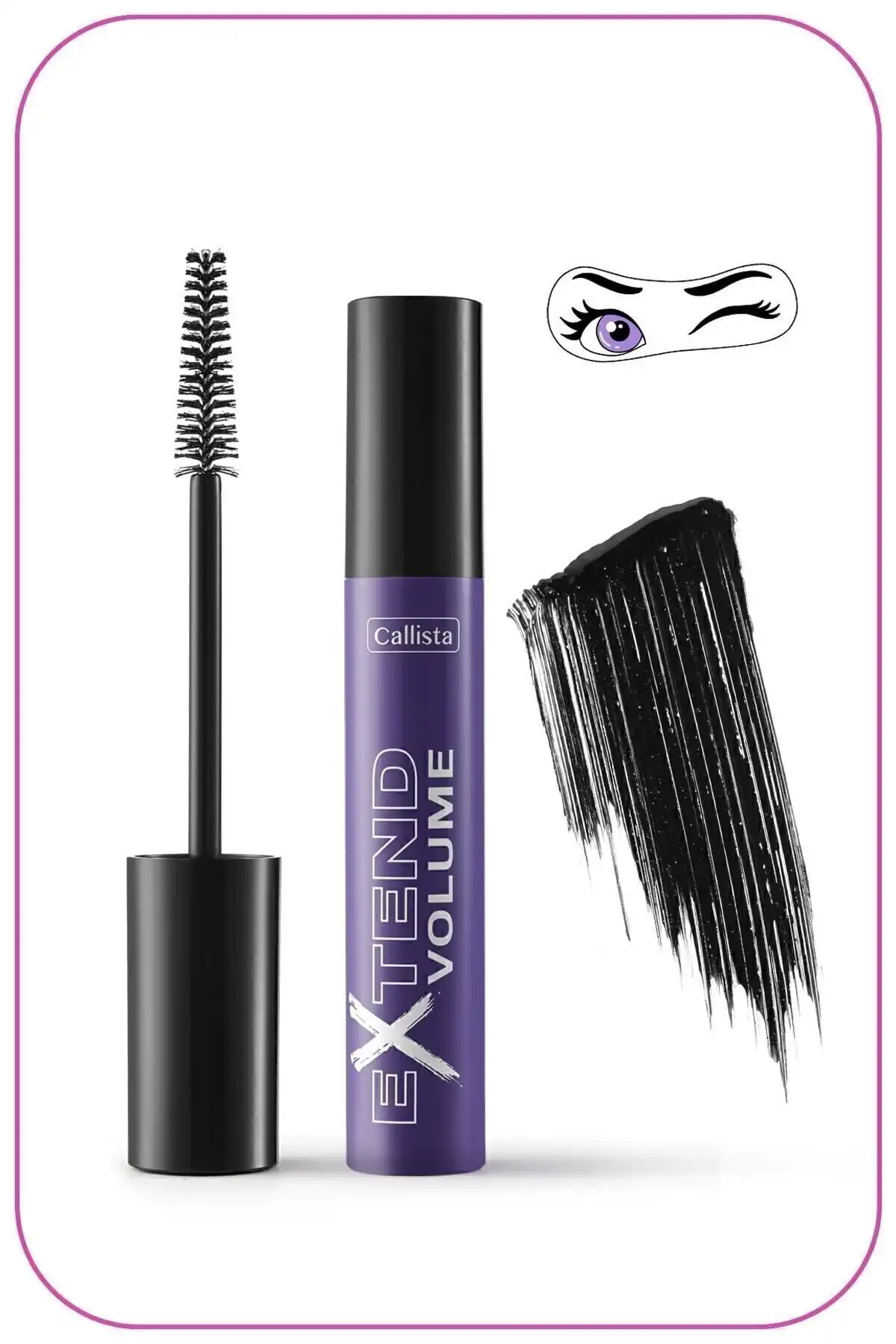 Extend Volume Mascara Volume and Length Effect Mascara Black برند   Callista(کالیستا) به رنگ  