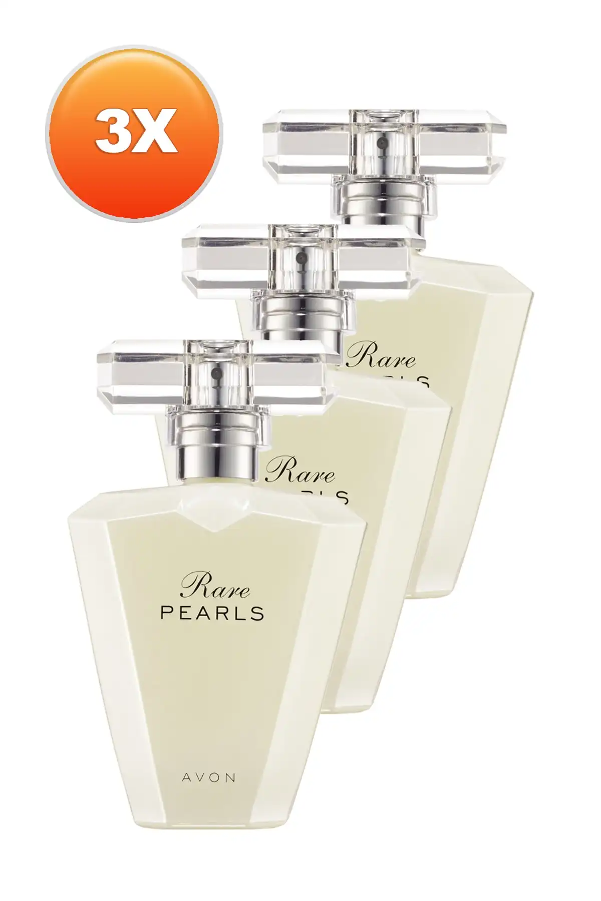عطر زنانه Rare Pearls Edp 50 ml. مجموعه سه تایی برند   Avon(آوون) به رنگ  سفید در دسته عطر و ادکلن