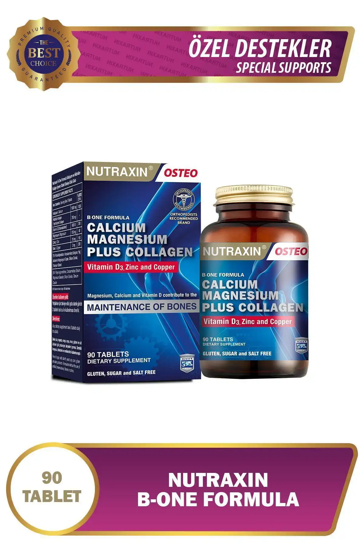 تبلت B-one Formula 90 برند   Nutraxin ( نوتراکسین ) 