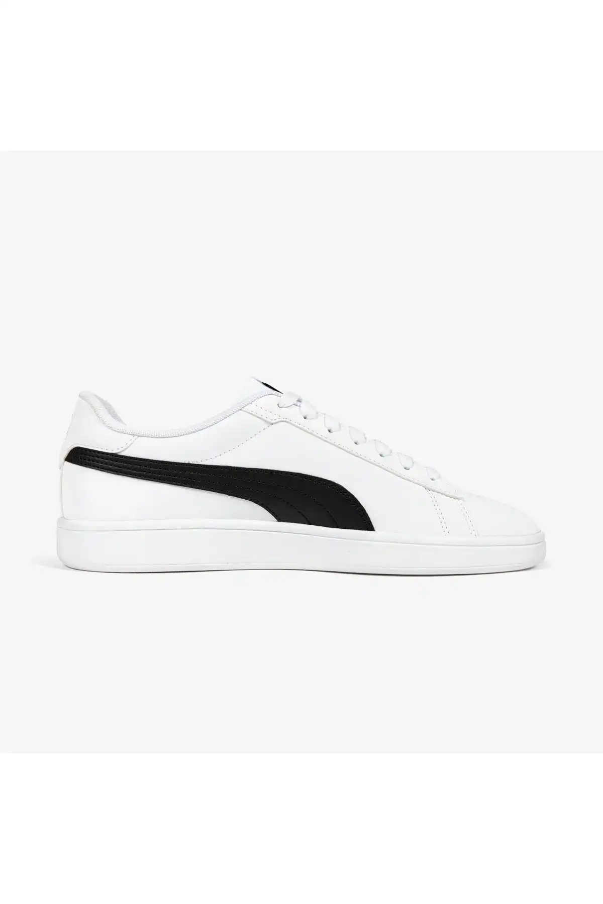 Puma Smash 3 0 Buck Unisex Sports Shoes 392336 08 White Black Price, Reviews - Trendyol برند   Puma به رنگ  سفید