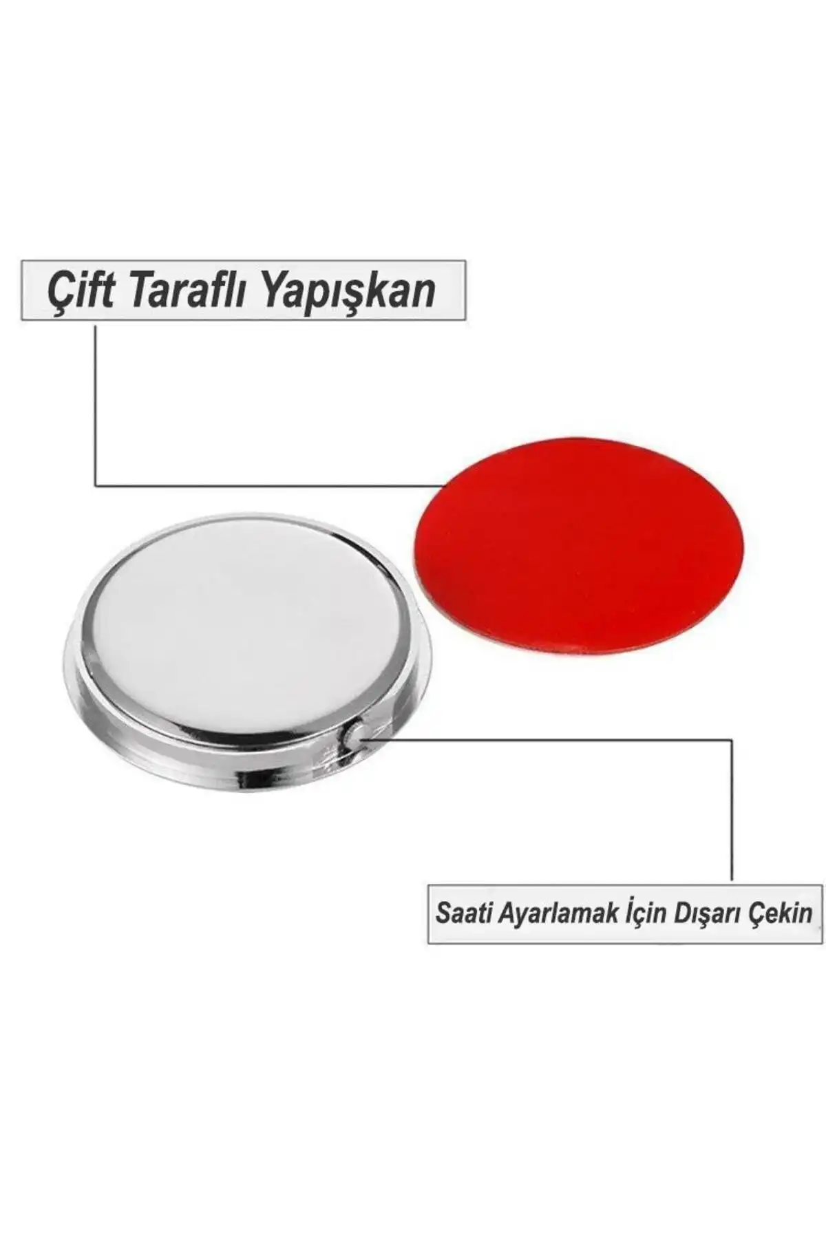 ساعت مینی کوارتز خودرو نورانی برای دوچرخه قایق اتومبیل برند   DailyTech به رنگ  سفید در دسته ساعت زنانه