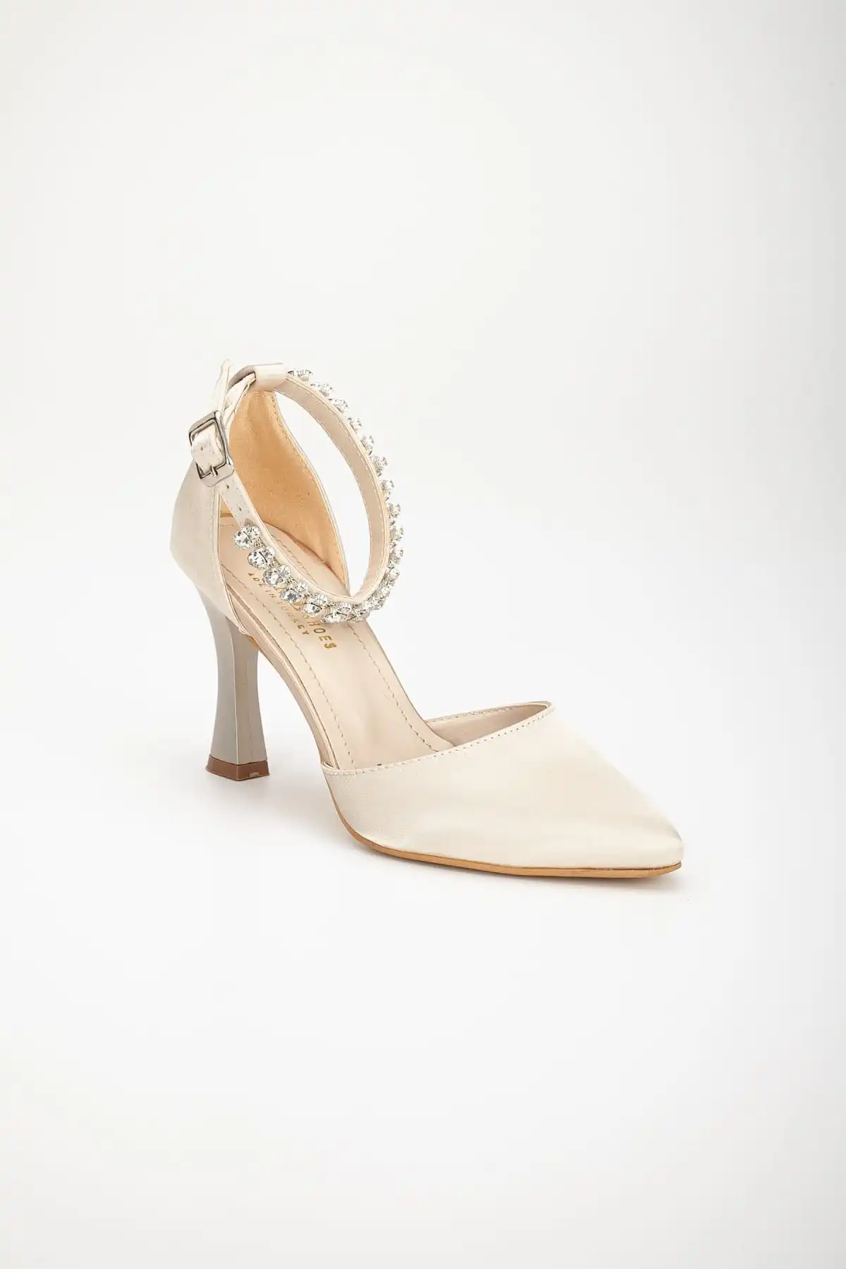 کفش مجلسی زنانه اصل ترکیه مدل جدید 2025  برند  ACMZ SHOES ( کفش ACMZ )  به رنگ  بژ
