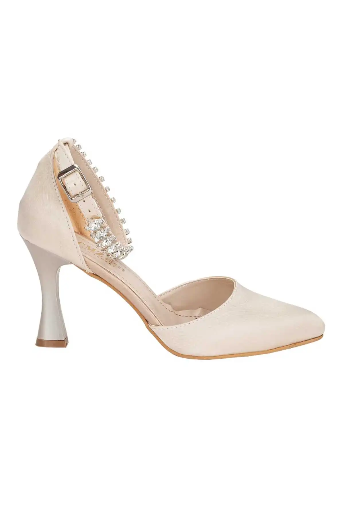 کفش مجلسی زنانه اصل ترکیه مدل جدید 2025  برند  ACMZ SHOES ( کفش ACMZ )  به رنگ  بژ