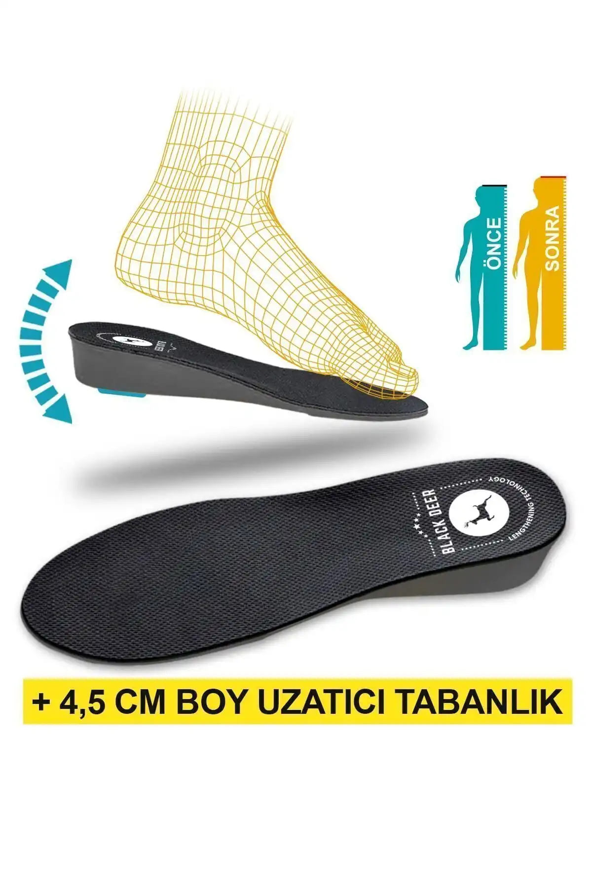 گوزن سیاه و سفید 4.5 سانتی متر سیاه و سفید کنه برند   BLACK DEER ( گوزن سیاه ) 
