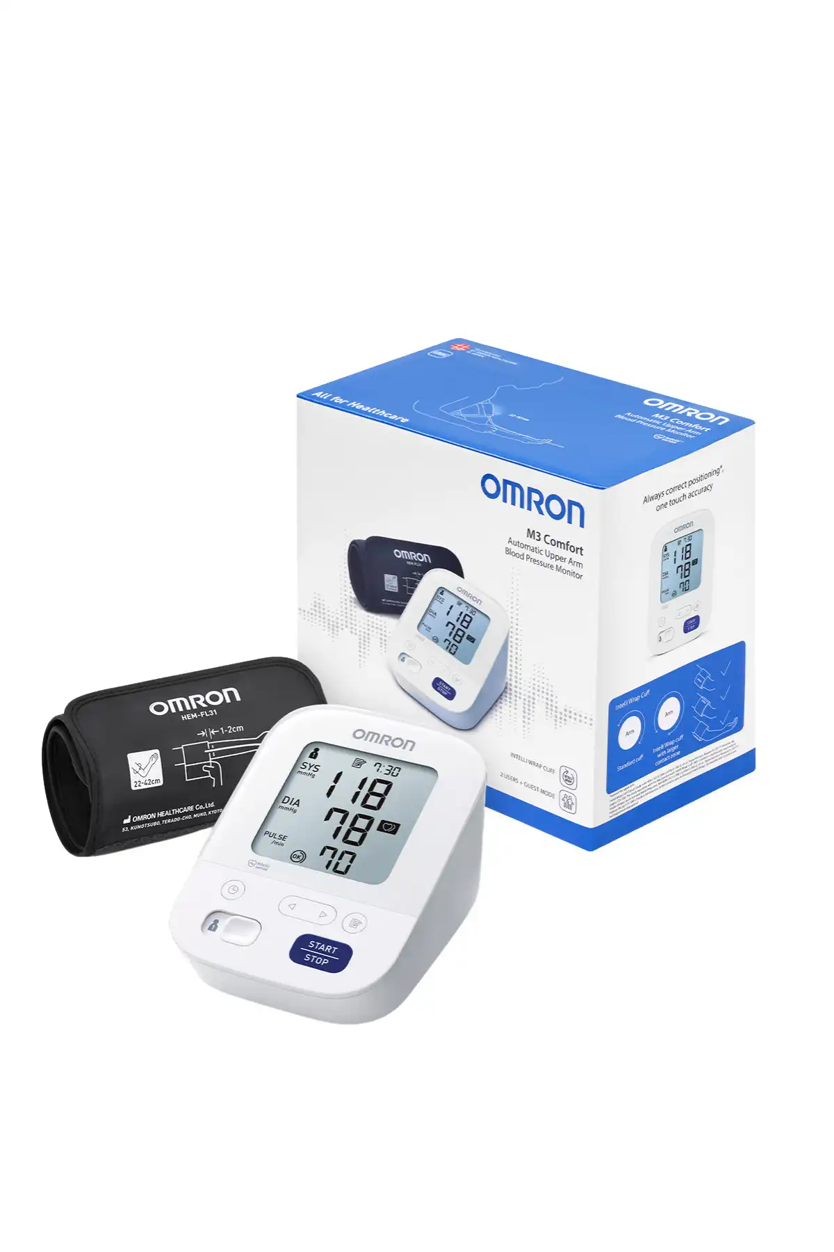 Omron M3 Comfort Hem-7155-E Meter Bloodshiter برند  Omron ( امرون ) 