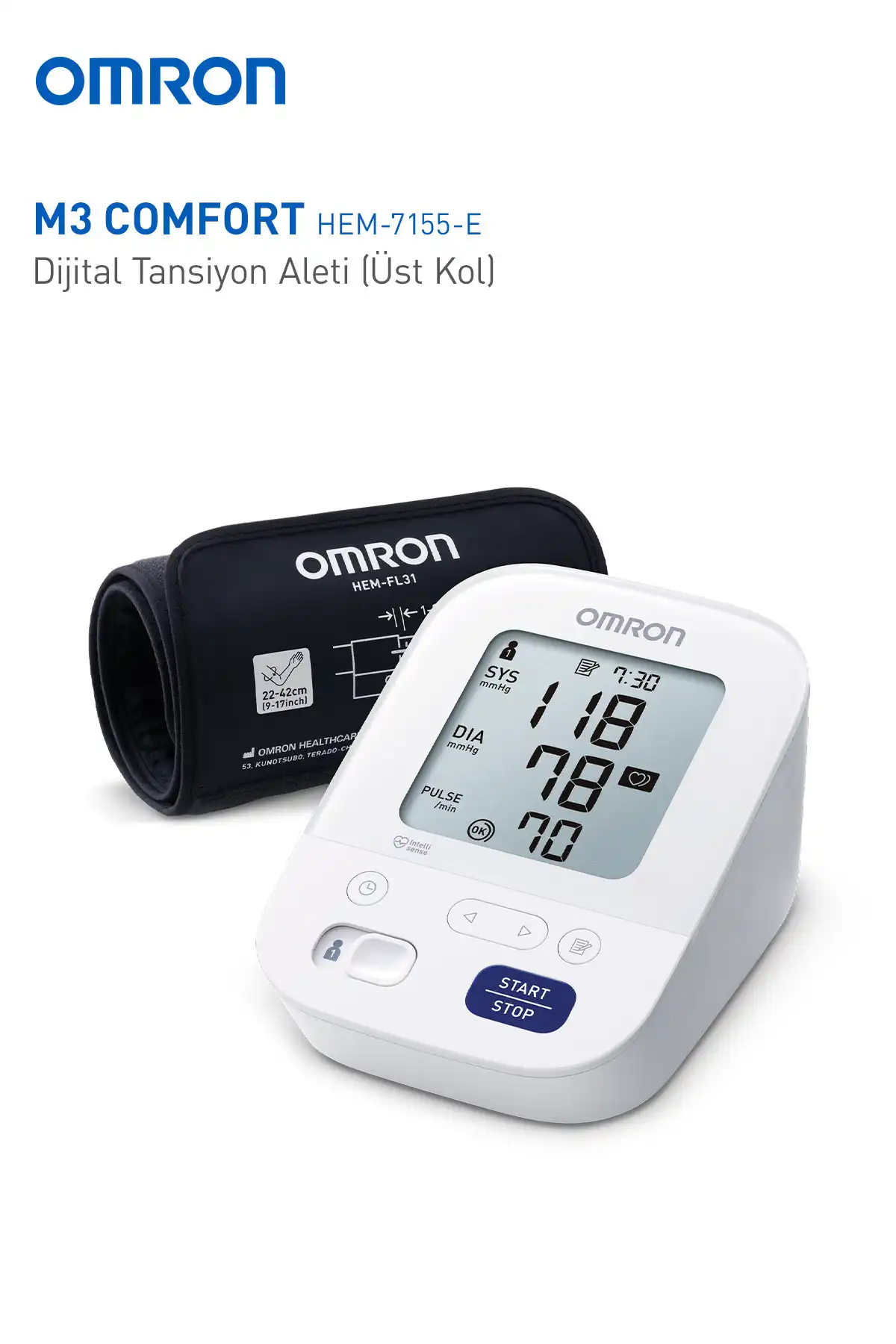Omron M3 Comfort Hem-7155-E Meter Bloodshiter برند  Omron ( امرون ) 