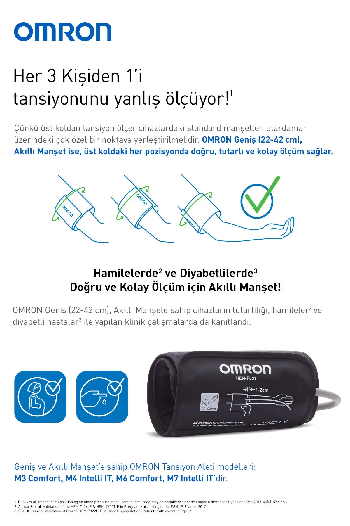 Omron M3 Comfort Hem-7155-E Meter Bloodshiter برند  Omron ( امرون ) 
