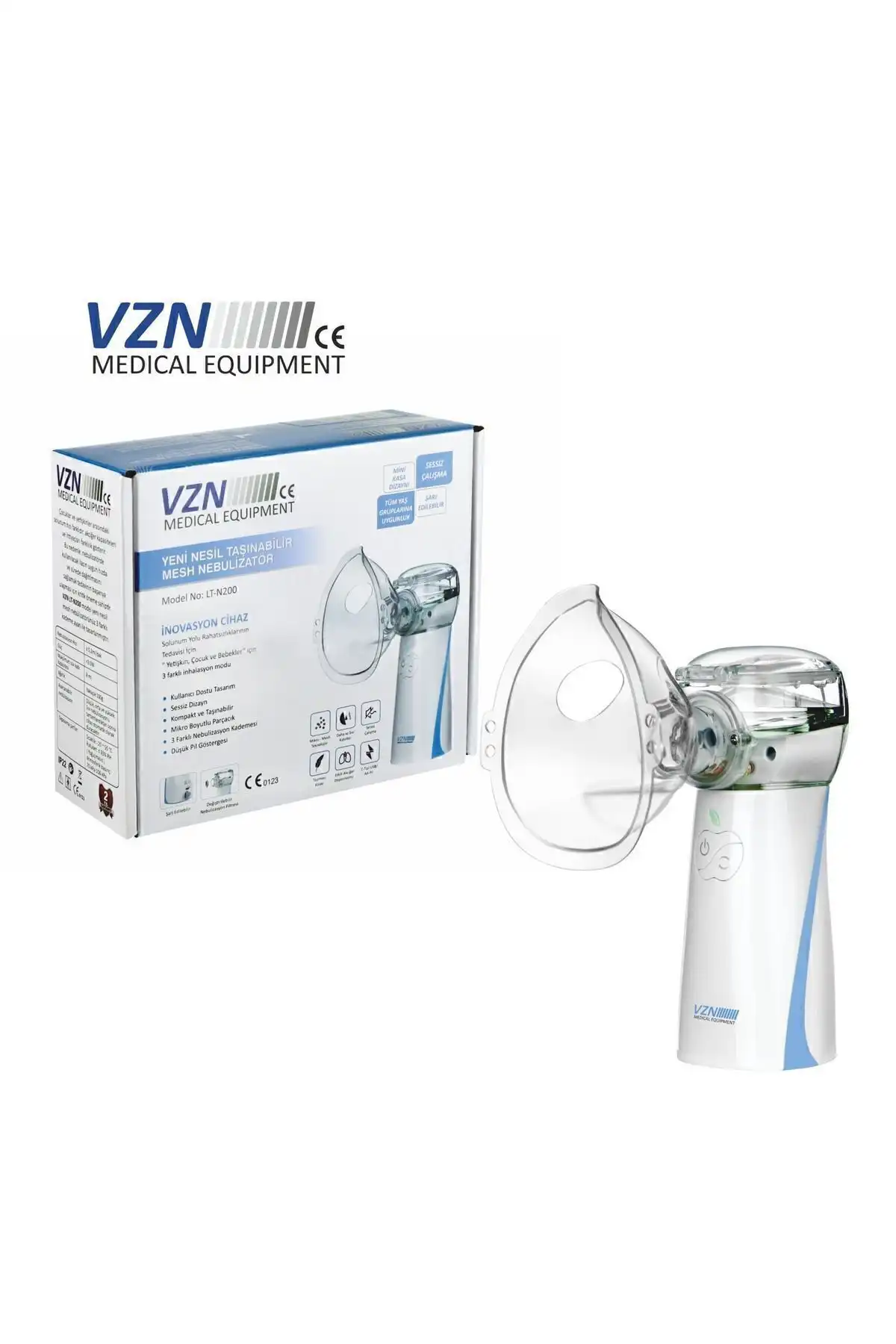VZN قابل حمل Nebulizer MESH قابل شارژ ، قابل تنظیم سطح 3 مرحله (LT-N200) برند   VZN ( VZN ) 