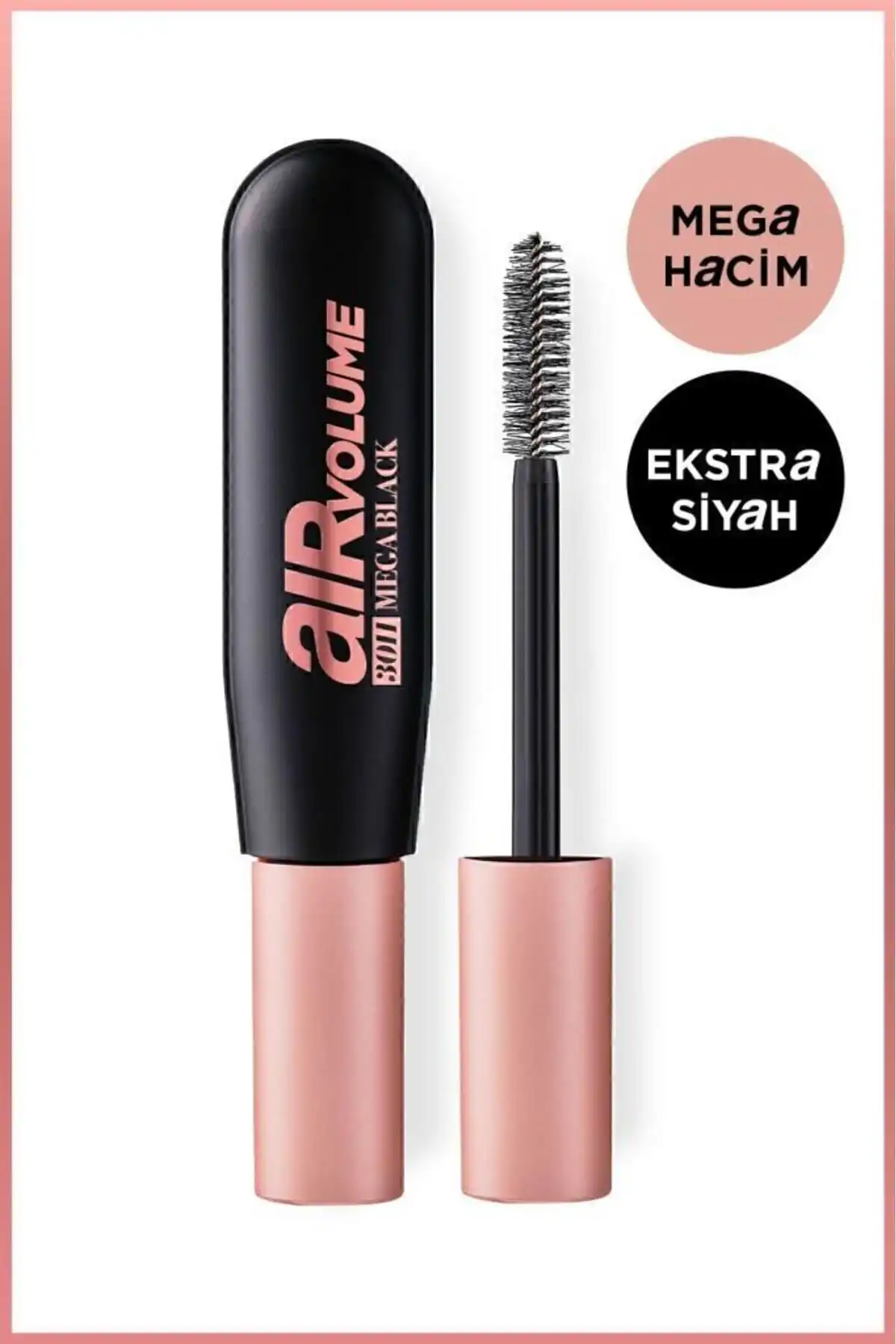 ریمل حجم دهنده ایر مگا - ماندگاری تا 30 ساعت - مشکی فوق العاده برند   L'Oreal Paris(لورآل پاریس) به رنگ  
