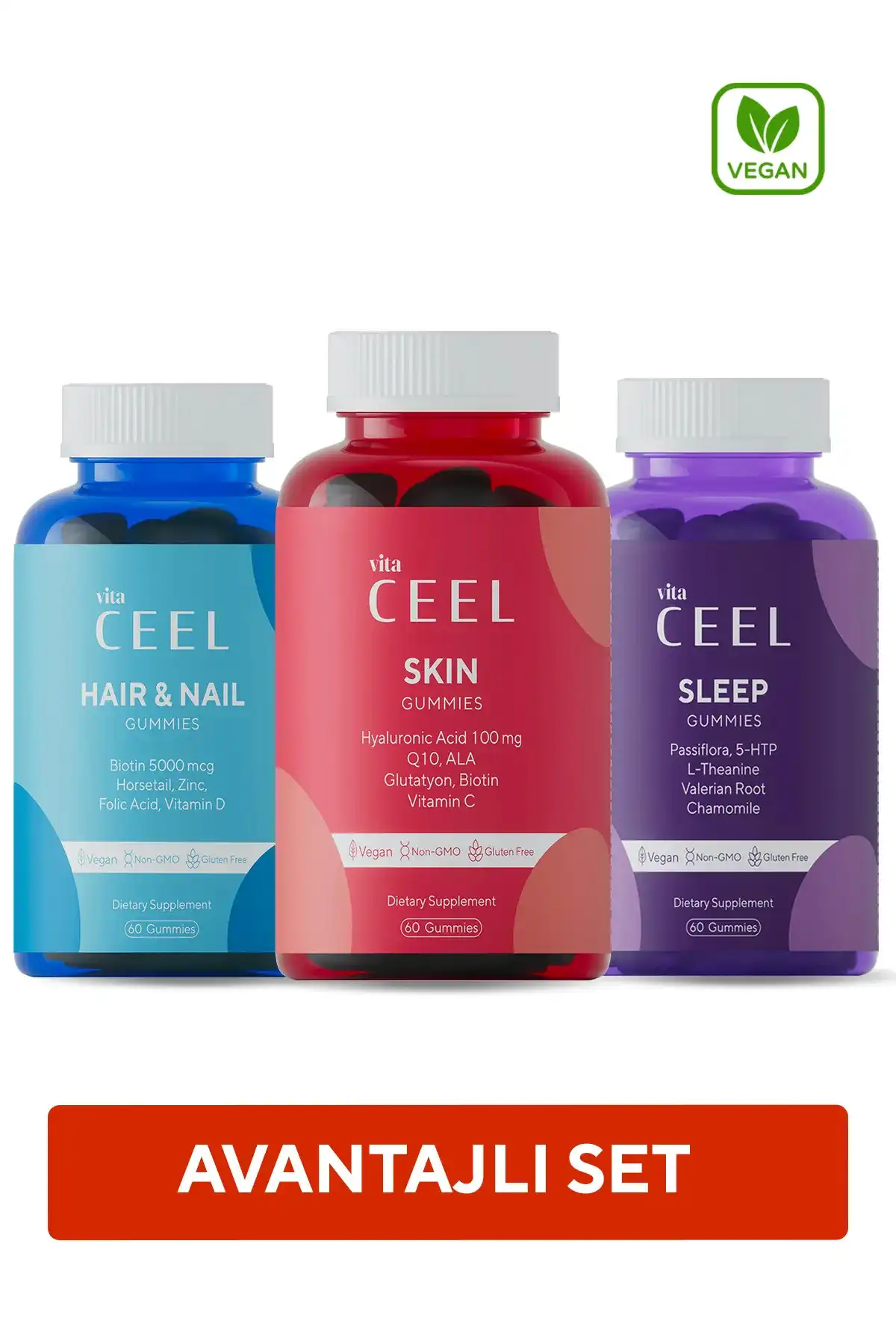 Vita Ceel 3 -ویتامین ، ویتامین خواب و مو \ U0026 ویتامین لثه لثه واتامین ویتامین قابل جویدن برند   Vita Ceel ( ویتا سل ) 