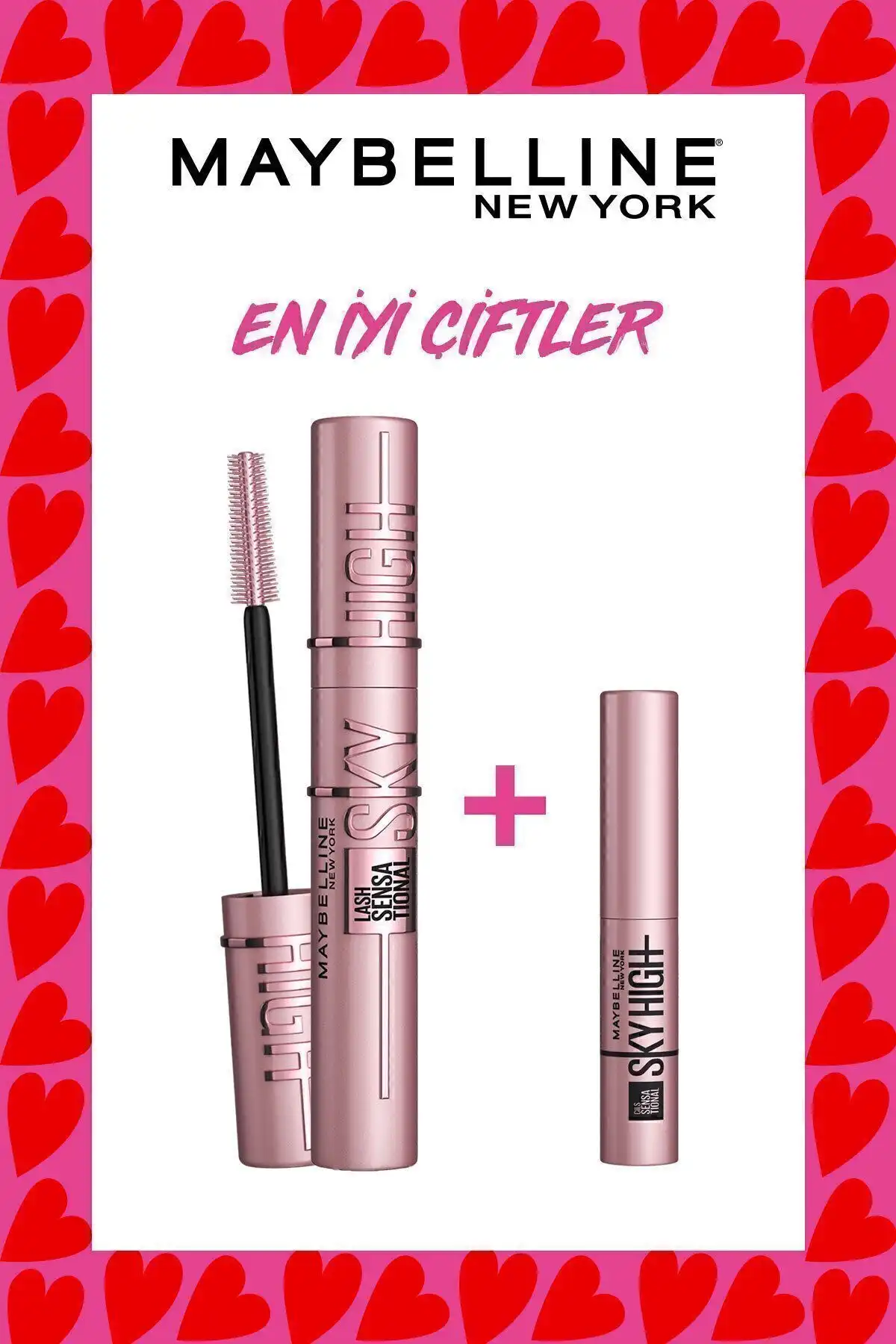 ریمل Lash Sensational Sky High 7.2 ml & ریمل Mini Sky High 4.5 میلی لیتری برند   Maybelline New York(میبلین نیویورک) به رنگ  