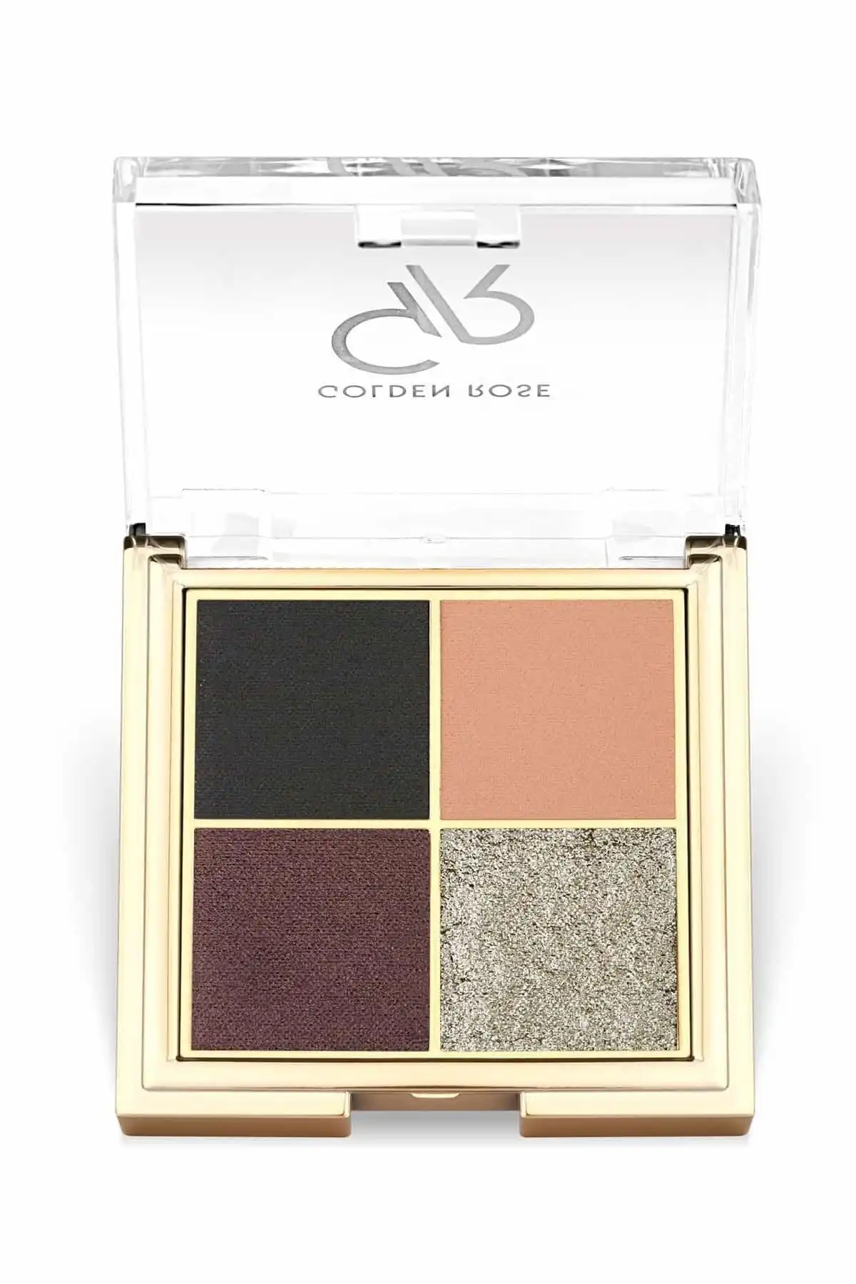 پالت سایه چشم Quattro No: 01 Midnight Kiss - Eyeshadow Palette برند   Golden Rose(رز طلایی) به رنگ  آبی
