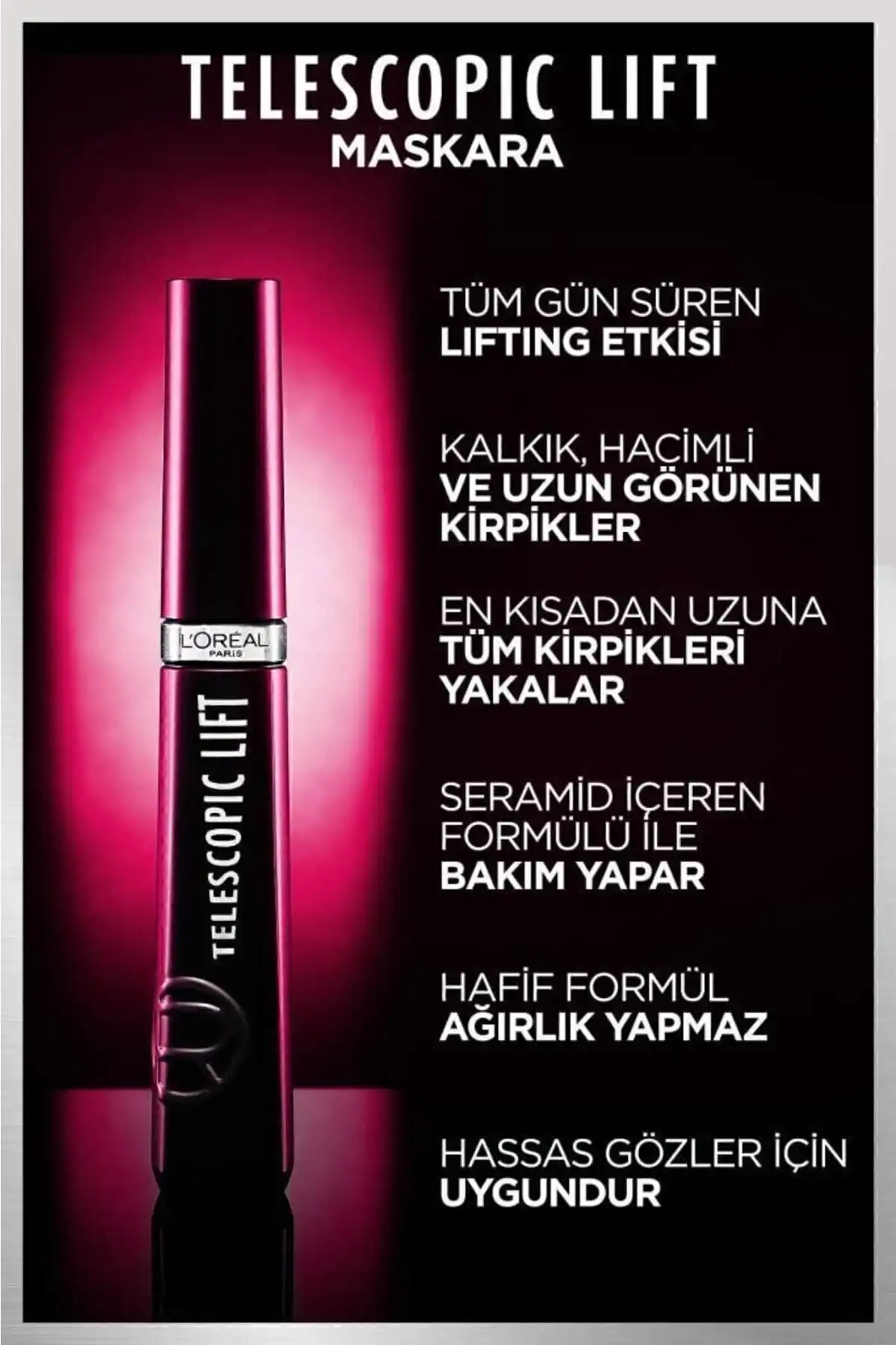 ریمل تلسکوپی لیفت 9.9 میلی لیتر برند   L'Oreal Paris(لورآل پاریس) به رنگ  