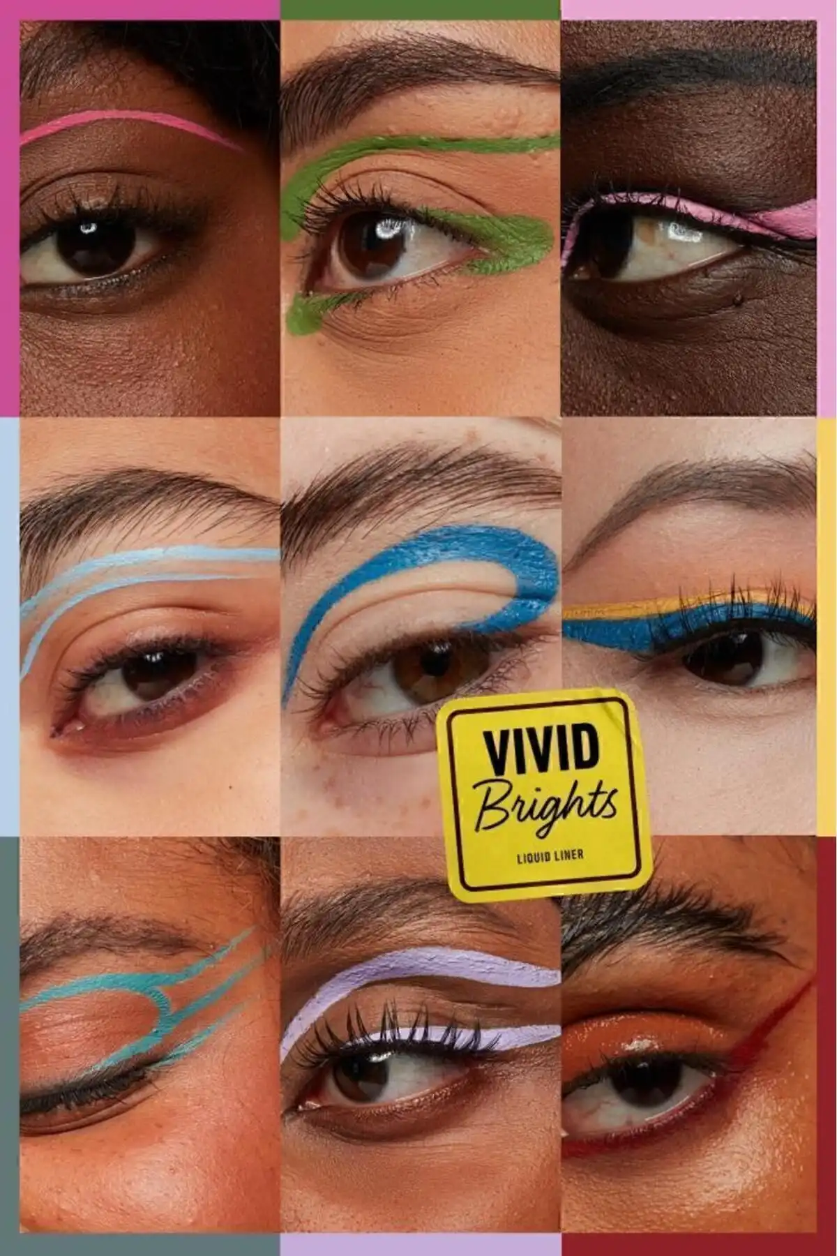 خط چشم مایع Vivid Brights - Ghosted Green برند   NYX Professional Makeup(آرایش حرفه ای NYX) به رنگ  سبز