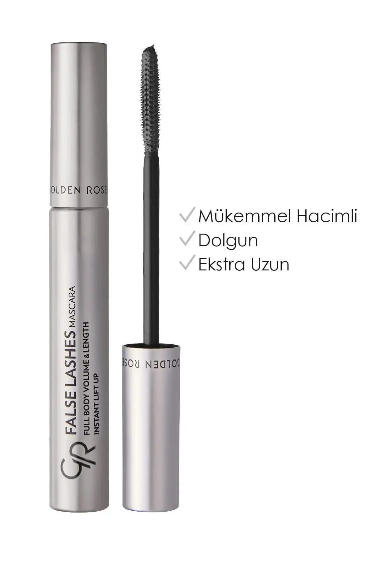 ریمل مژه مصنوعی - مشکی - ریمل حجم دهنده برند   Golden Rose(رز طلایی) به رنگ  سفید