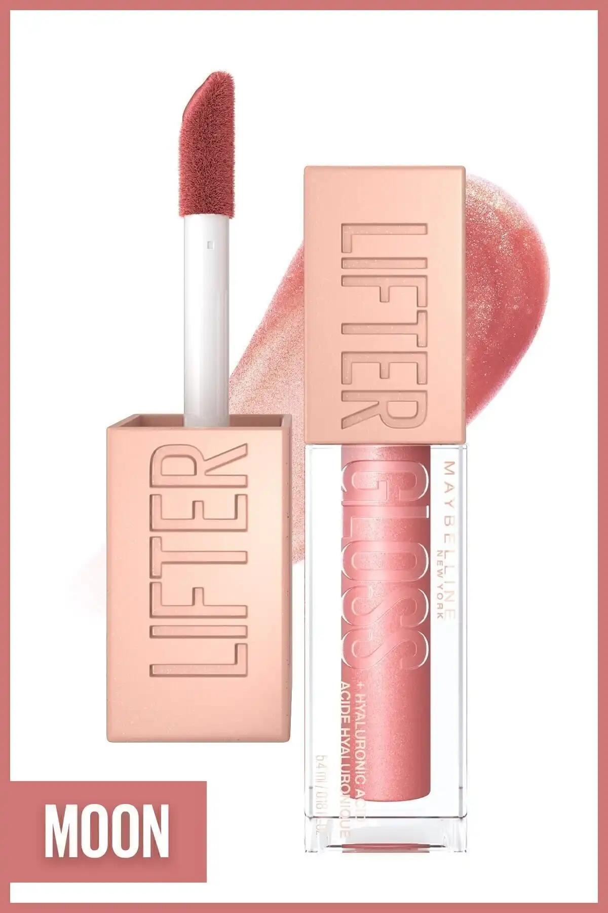 New York Lifter Gloss Moisturizing Lip Gloss - 003 Moon برند   Maybelline New York(میبلین نیویورک) به رنگ   صورتی