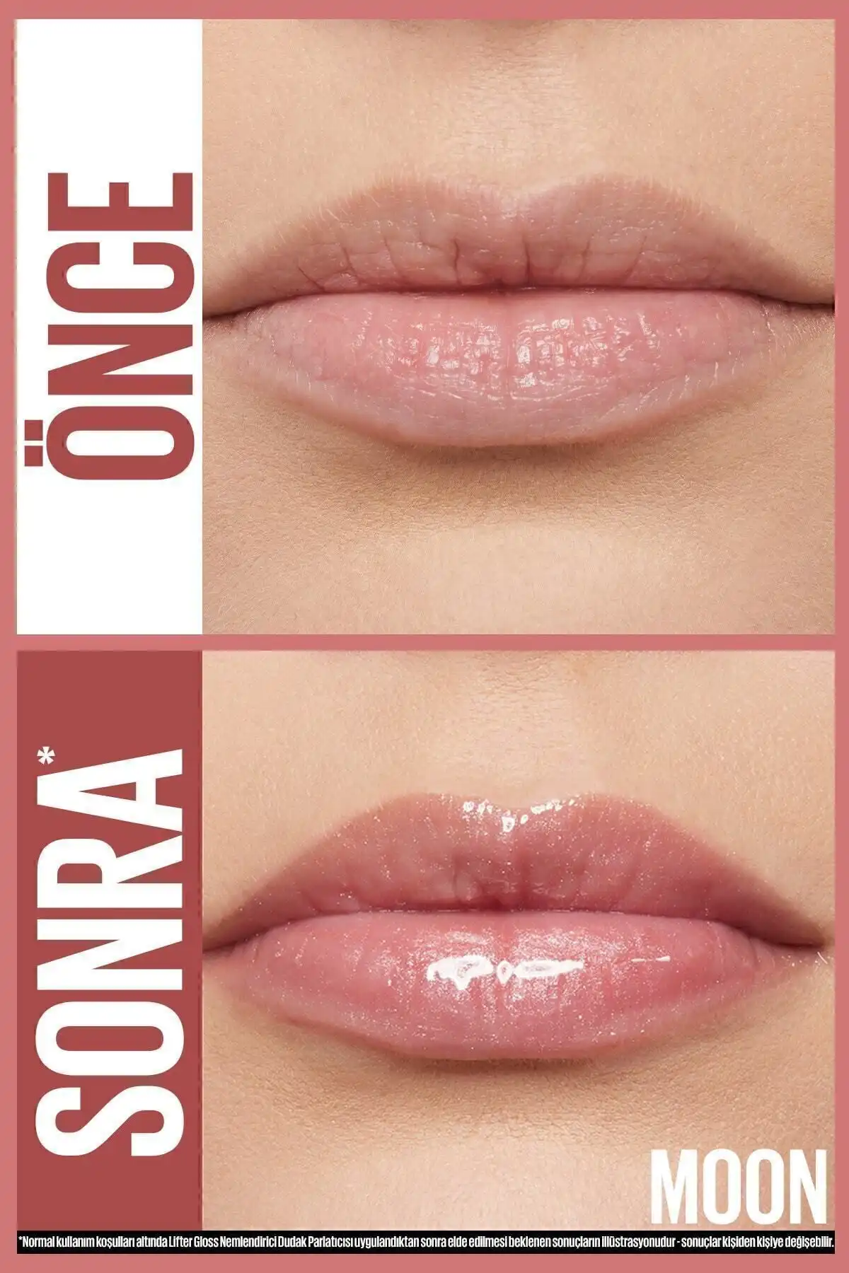 New York Lifter Gloss Moisturizing Lip Gloss - 003 Moon برند   Maybelline New York(میبلین نیویورک) به رنگ   صورتی