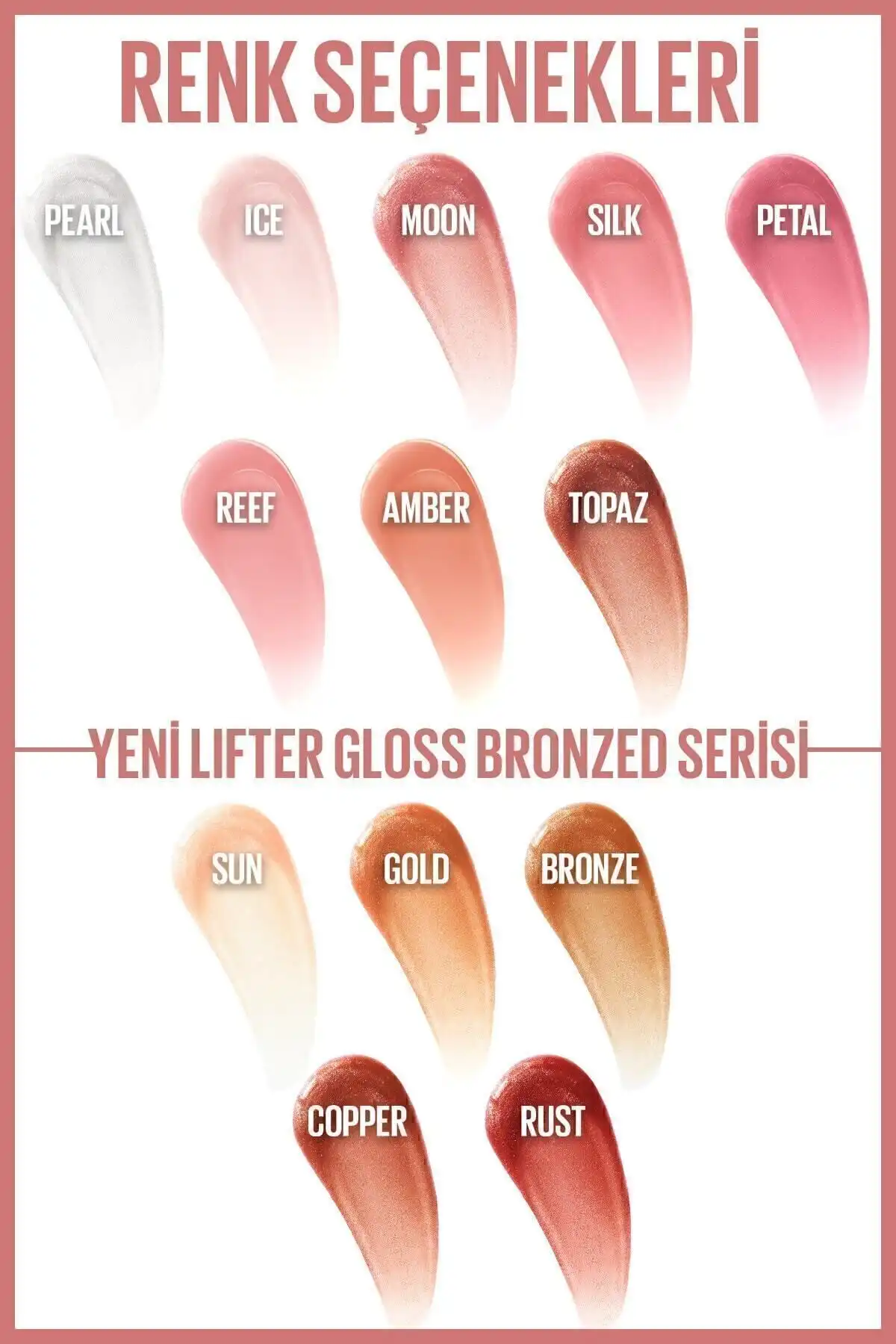 New York Lifter Gloss Moisturizing Lip Gloss - 003 Moon برند   Maybelline New York(میبلین نیویورک) به رنگ   صورتی