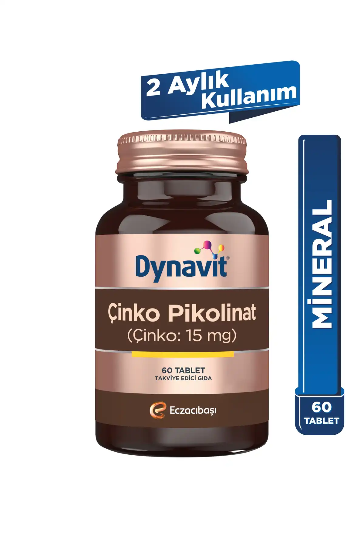 PICOLINATE روی Dynavit (روی پیکولینات) 15mg 60 قرص- مو \ U0026 Volume \ U0026 Nail \ U0026 Immunity برند   Dynavit ( Dynavit ) 