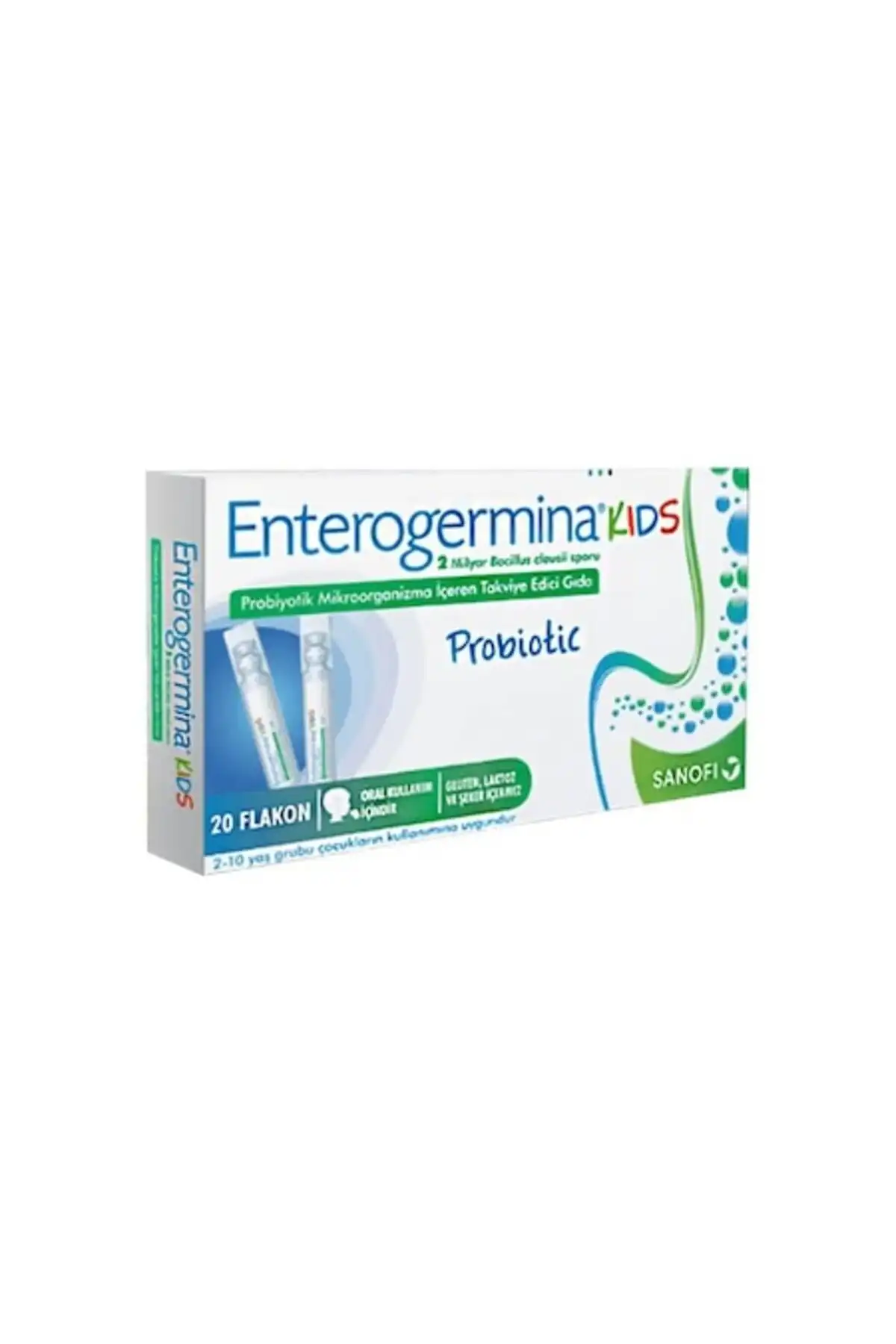 Enterogermina Kids 5 میلی لیتر 20 ویال 20 ویال 8683060770131 برند  Enterogermina ( enterogermina ) 