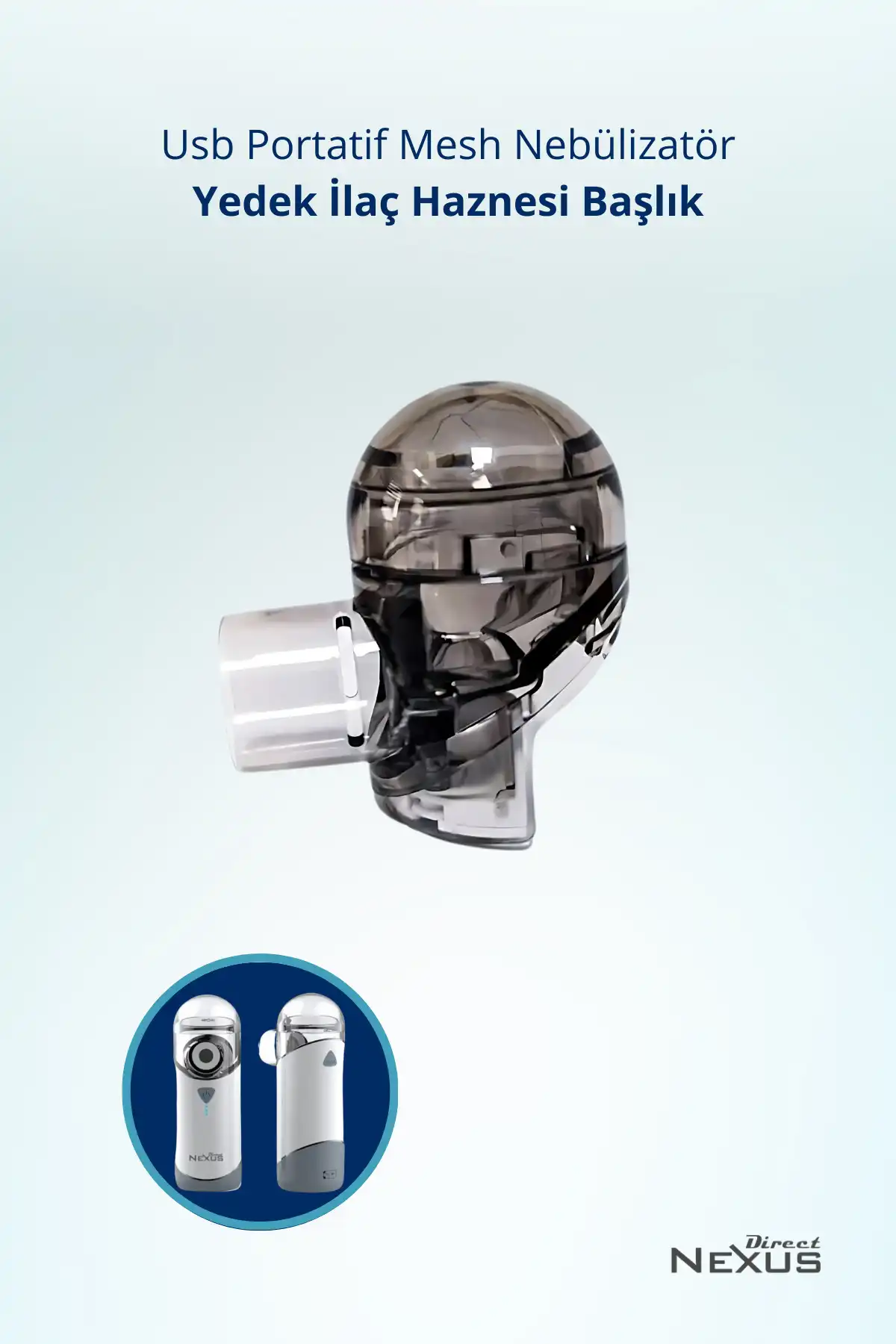 عنوان Nexus قابل حمل مشبک قابل حمل Nebulizer نیاز به عنوان Hazeline برند   Direct NEXUS ( نکسوس مستقیم ) 
